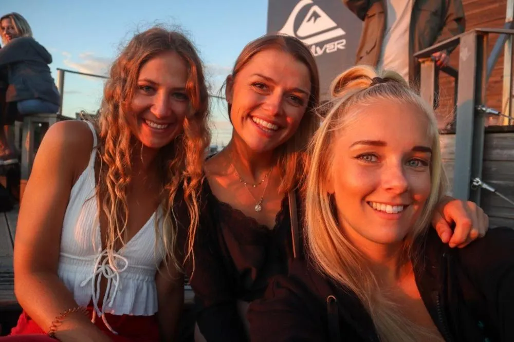 People in Surfer's Den Ericeira