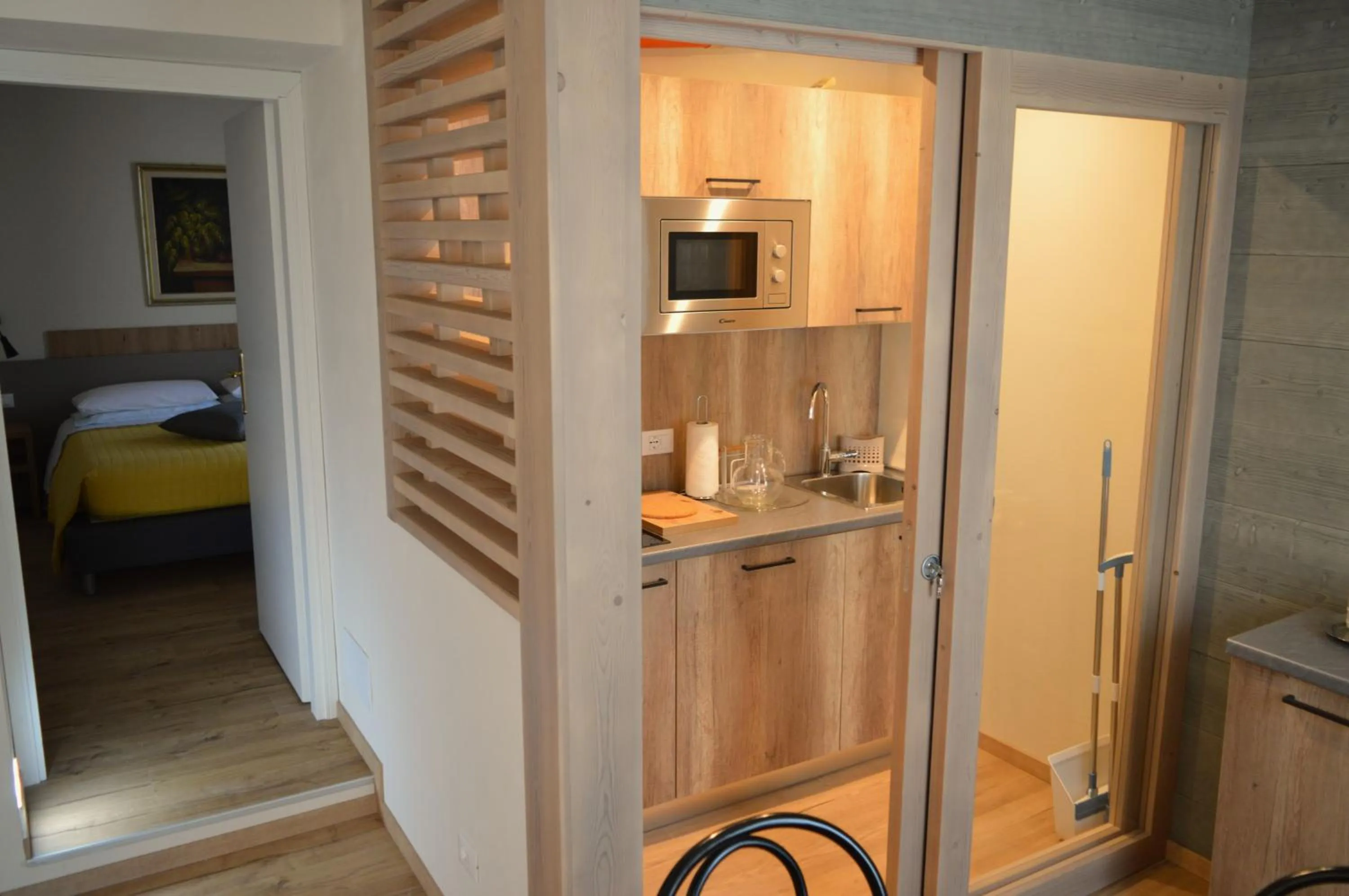 Kitchen or kitchenette in Hotel Wanda