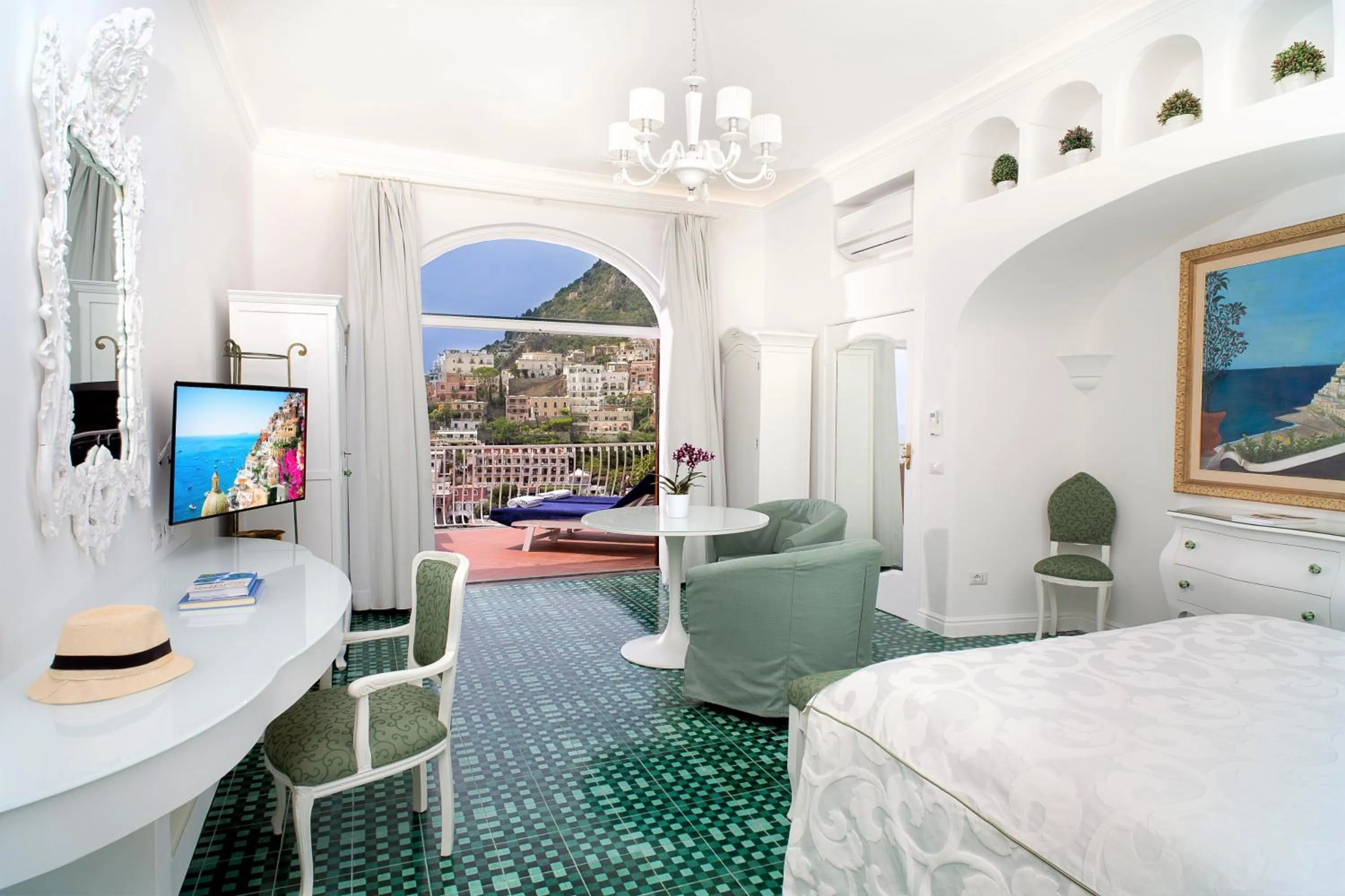 Bed in Villa Fiorentino