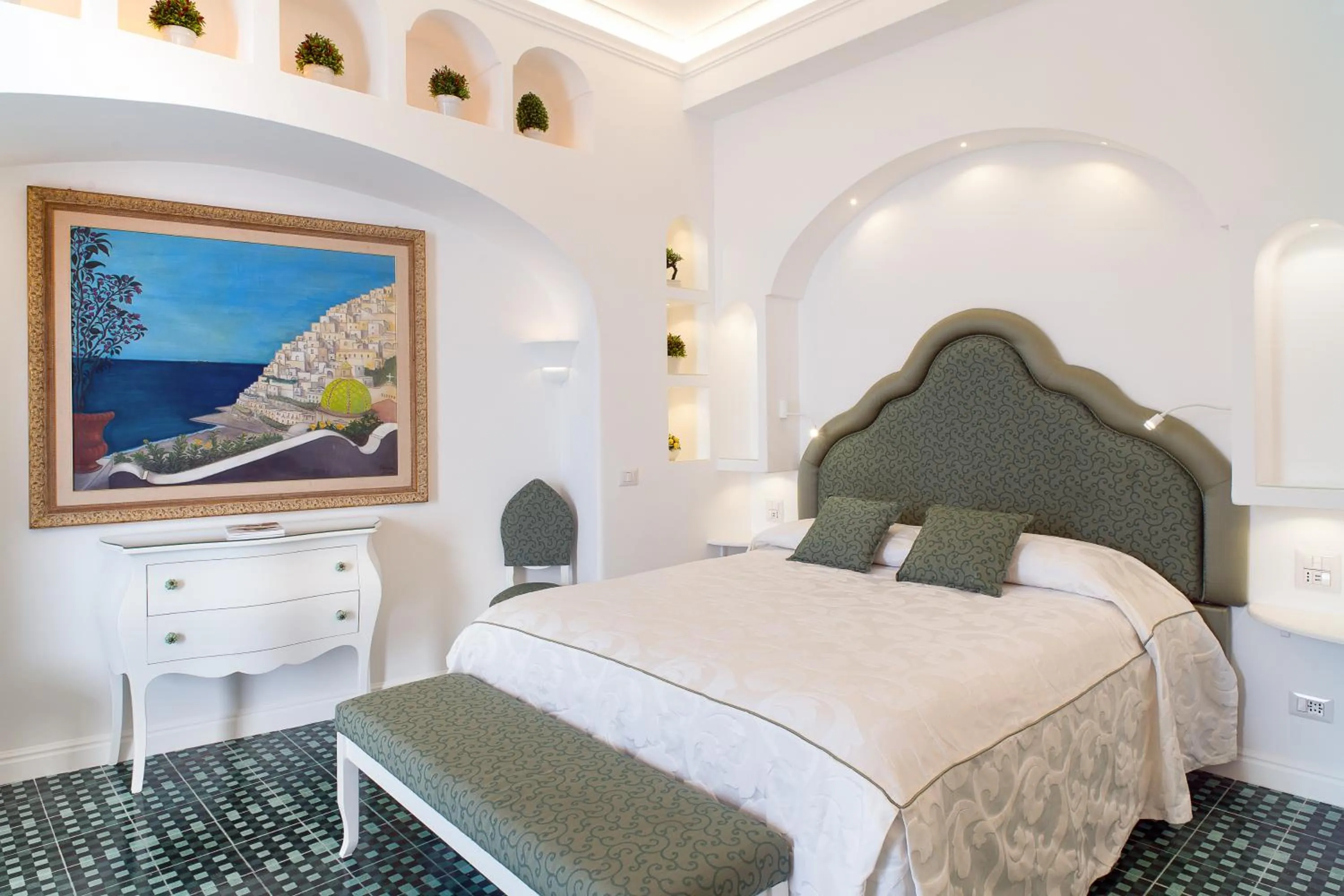 Bed in Villa Fiorentino