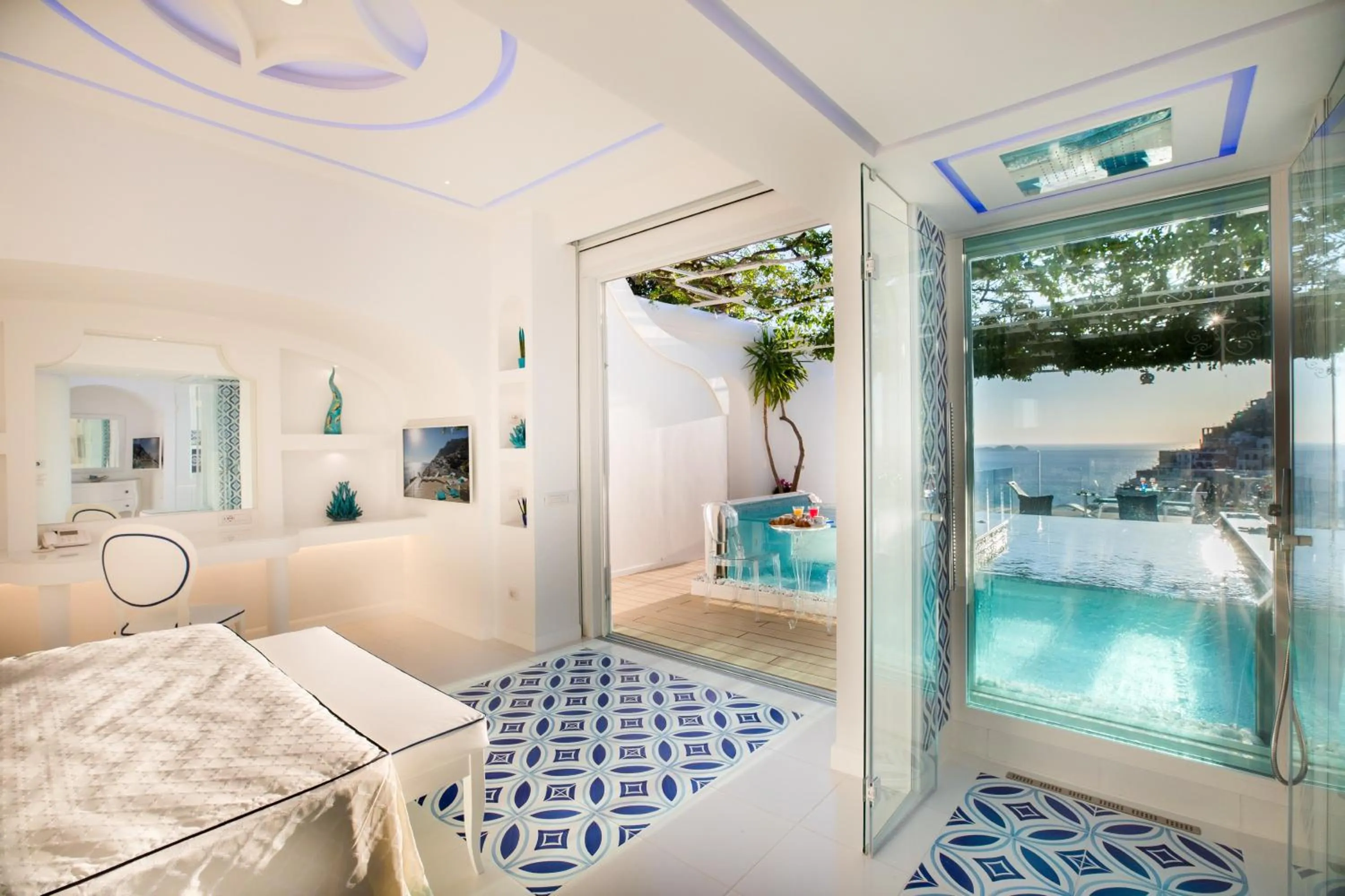 Bed in Villa Fiorentino