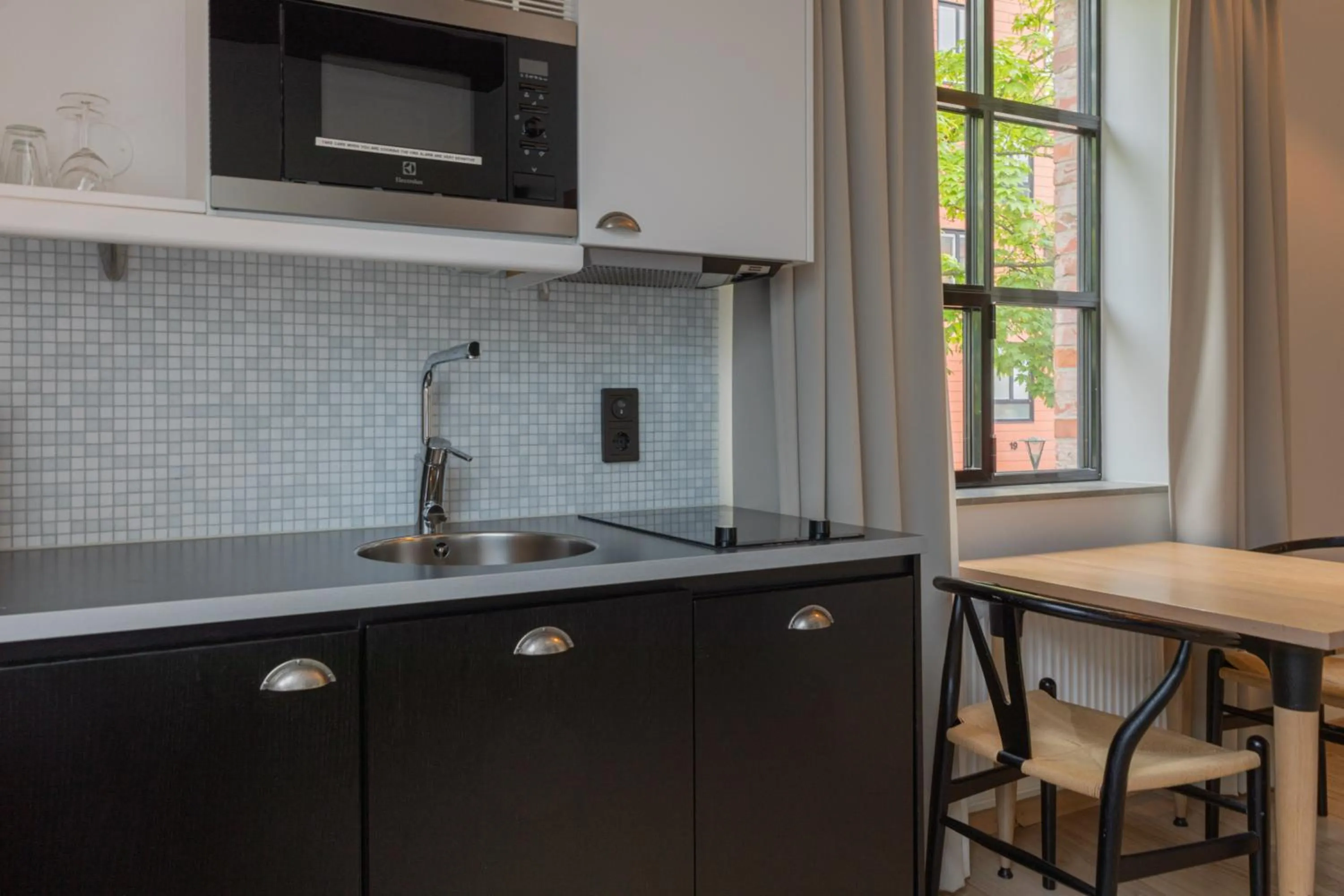 kitchen in The More Hotel Lund