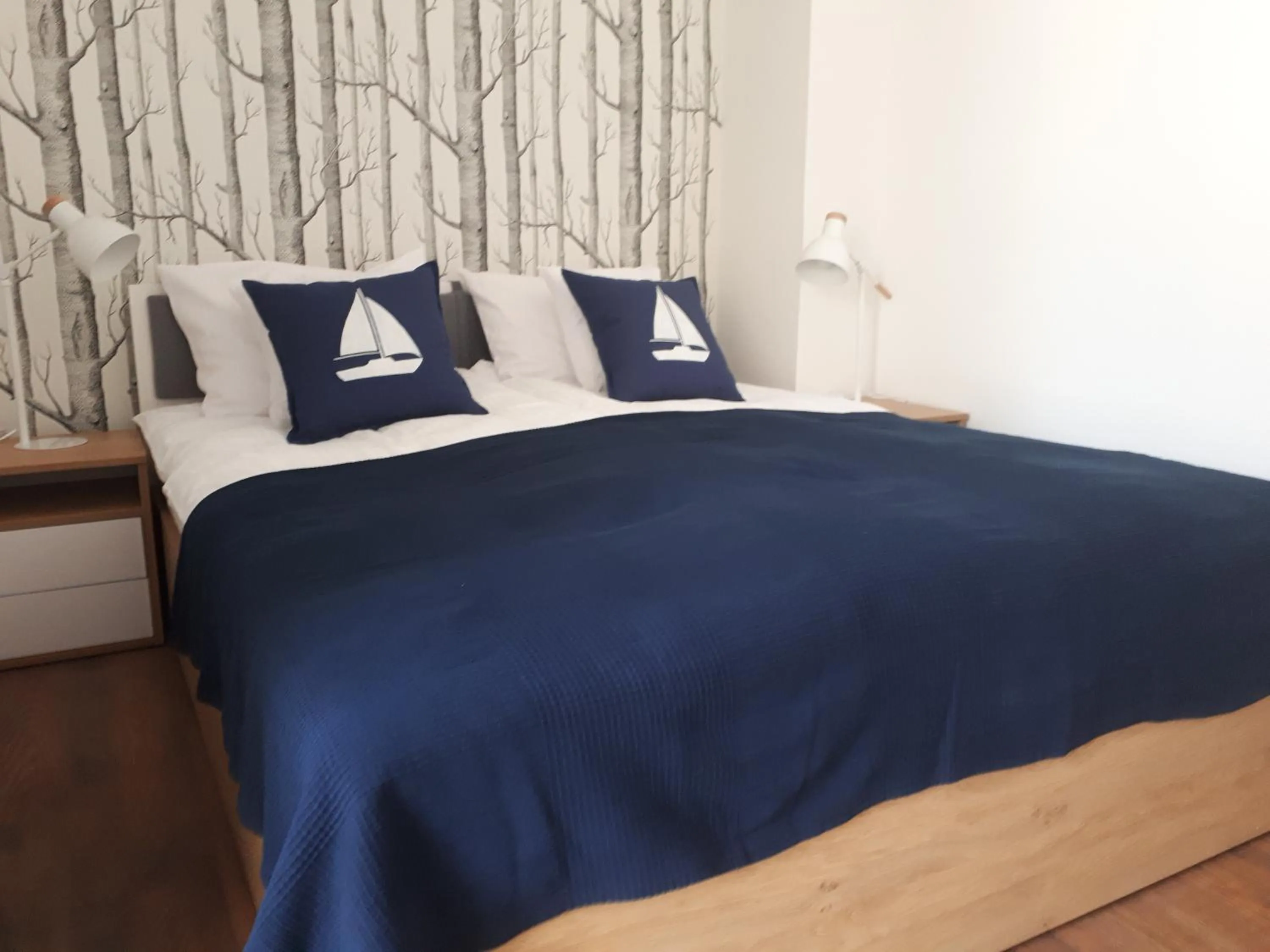 Bed in Apartamenty nad Jeziorem Necko