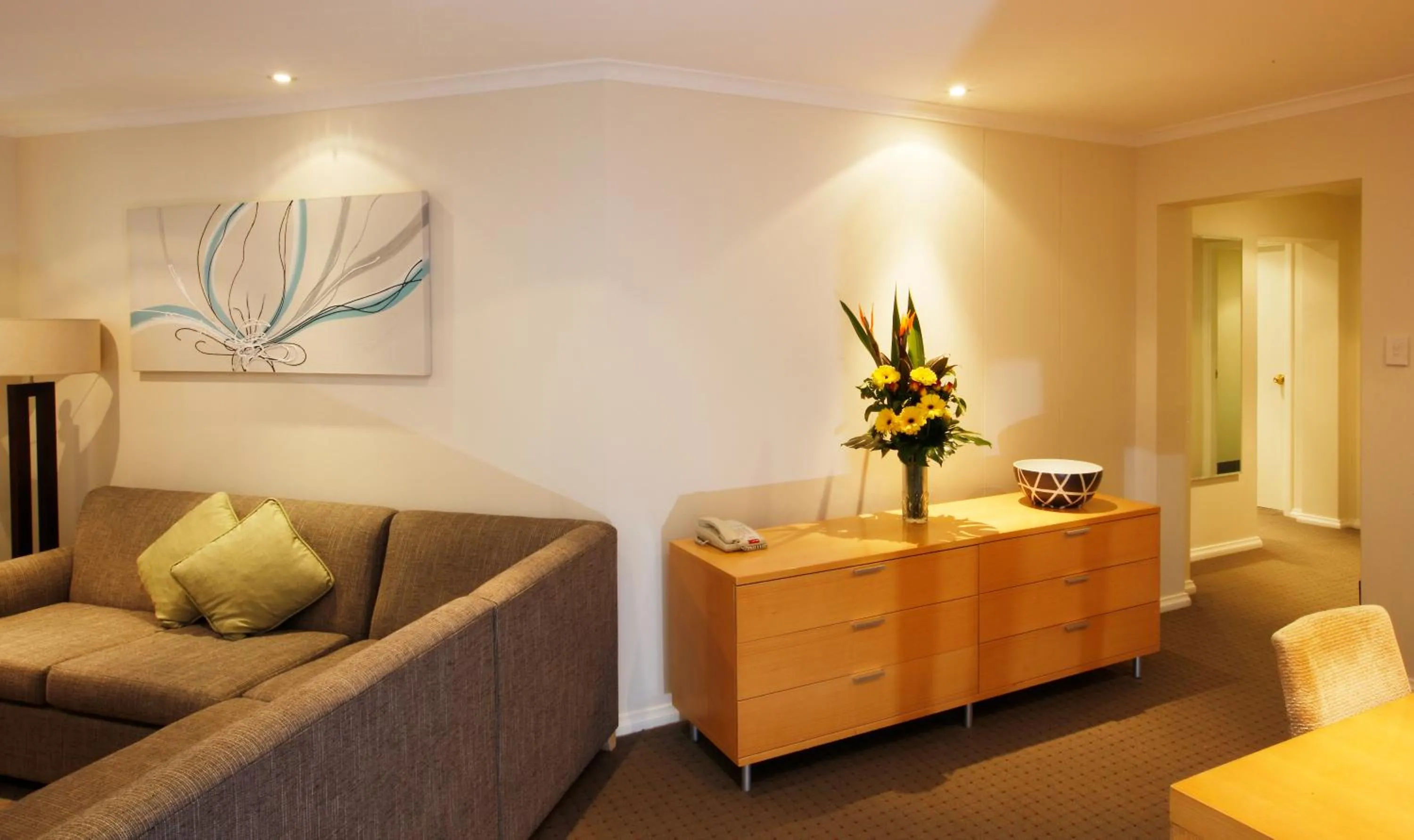 Living room in The York by Swiss-Belhotel