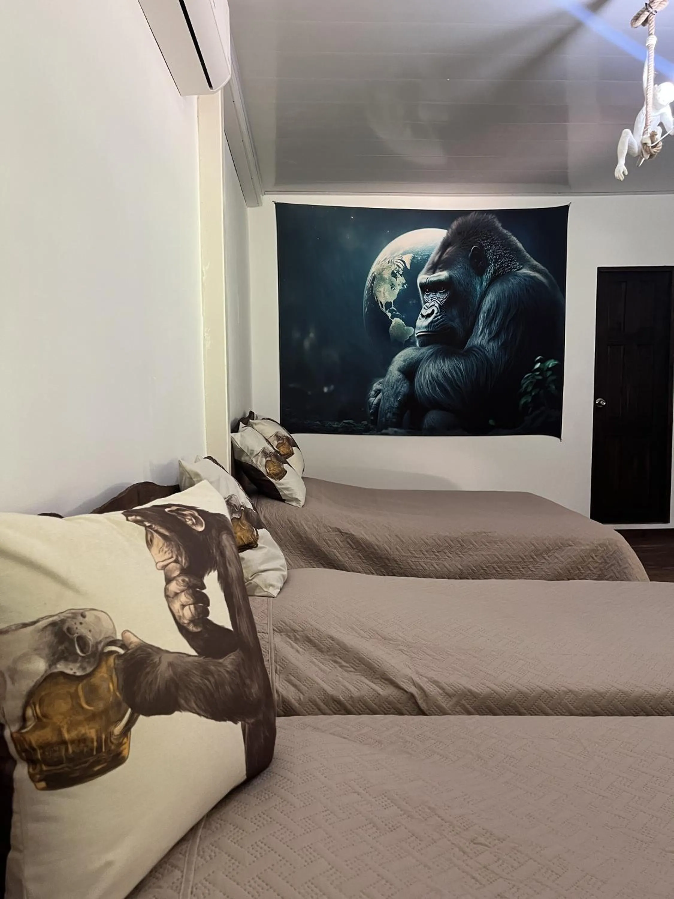 Bed in Monkey Lodge Panama