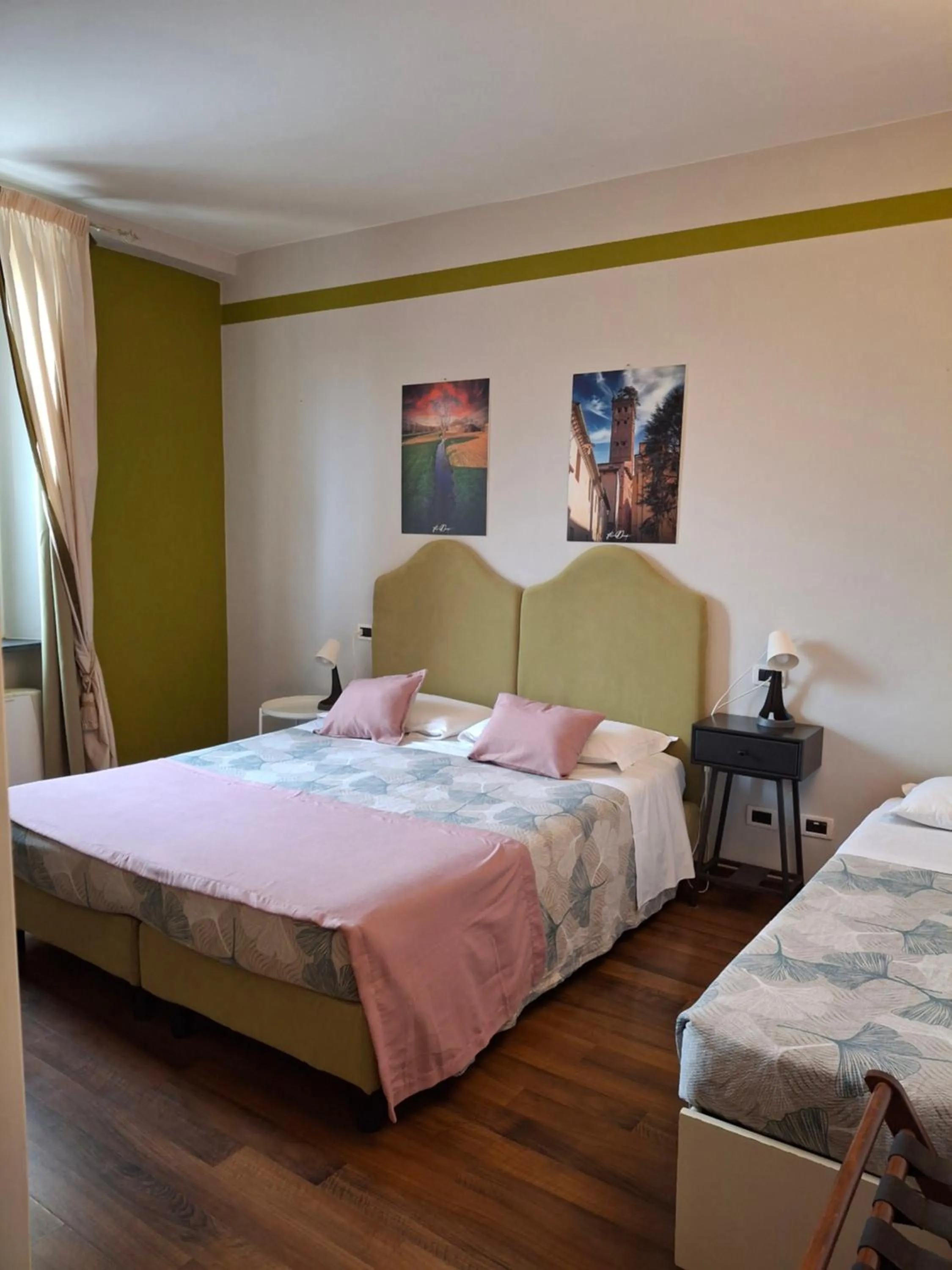 Bedroom, Bed in Albergo Moderno