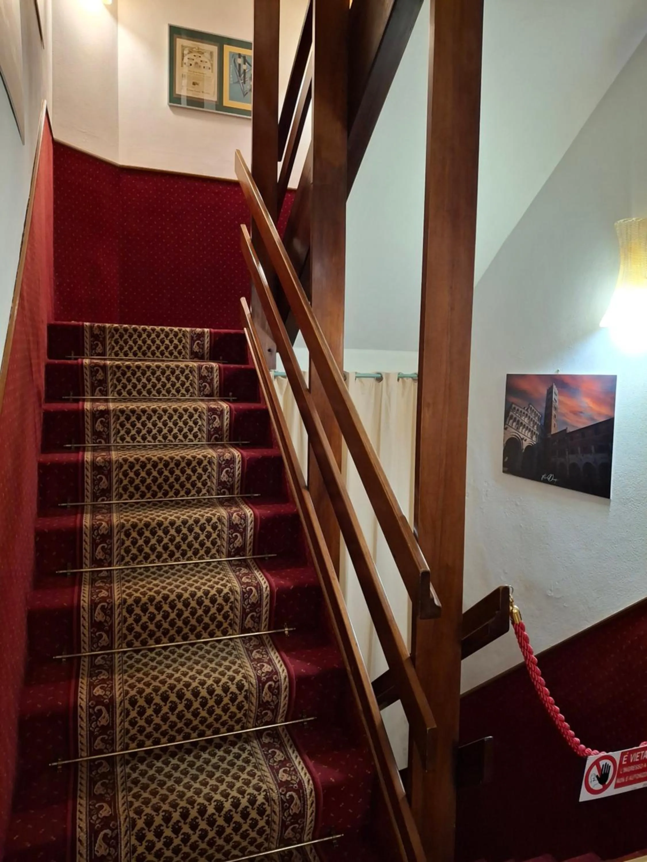 Lobby or reception in Albergo Moderno