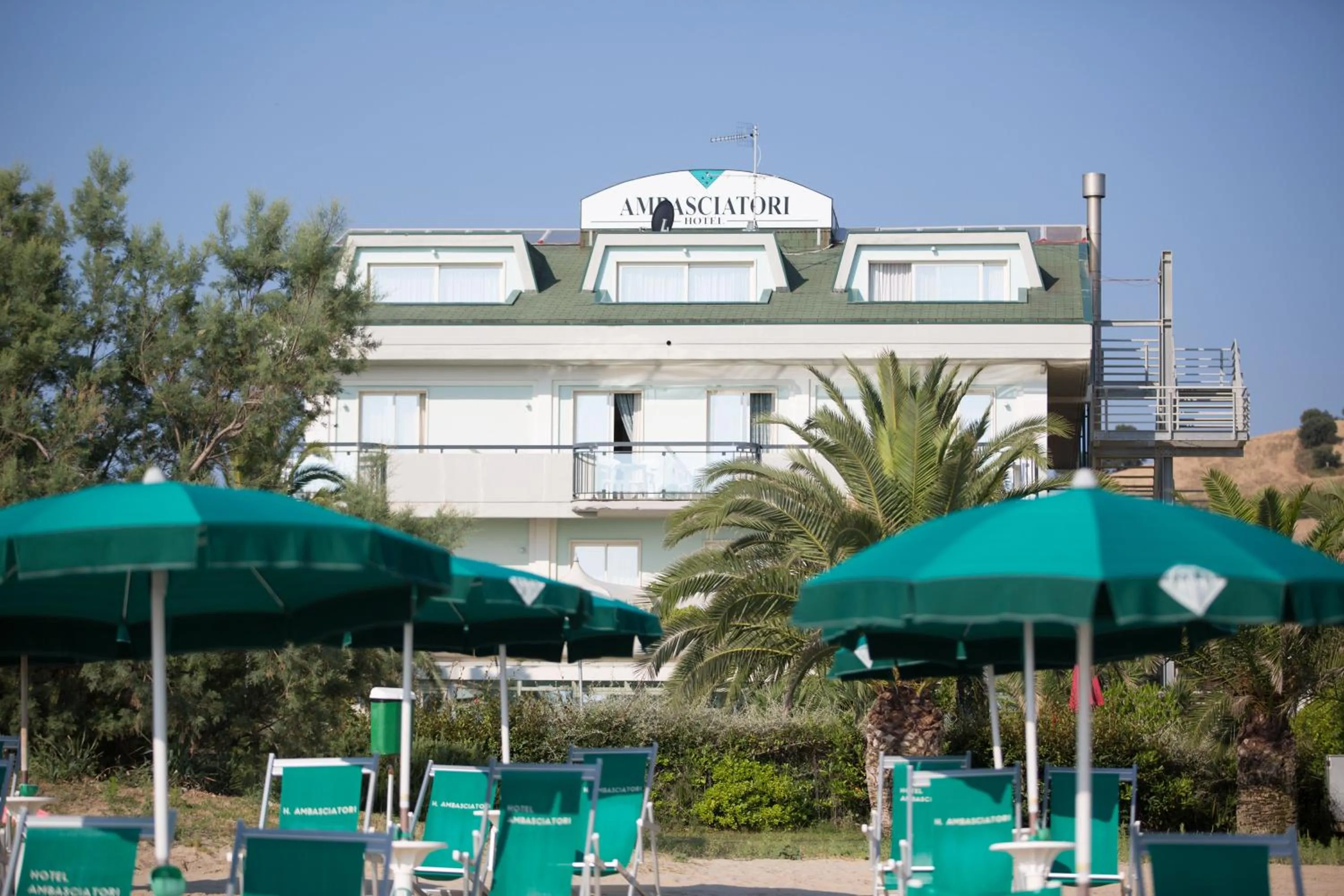 Facade/entrance in Hotel Ambasciatori