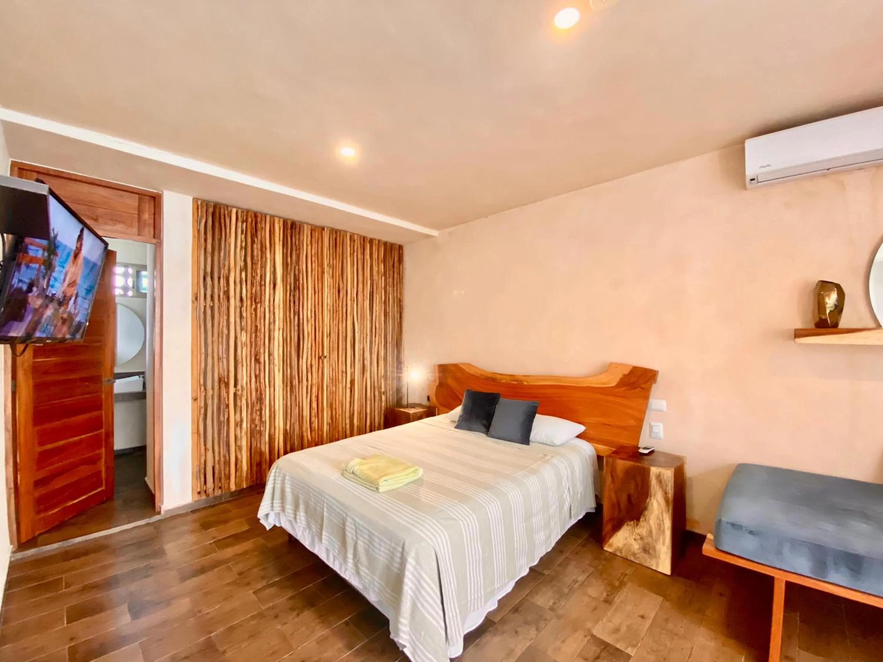 Bed in Casa Cielo Cancun