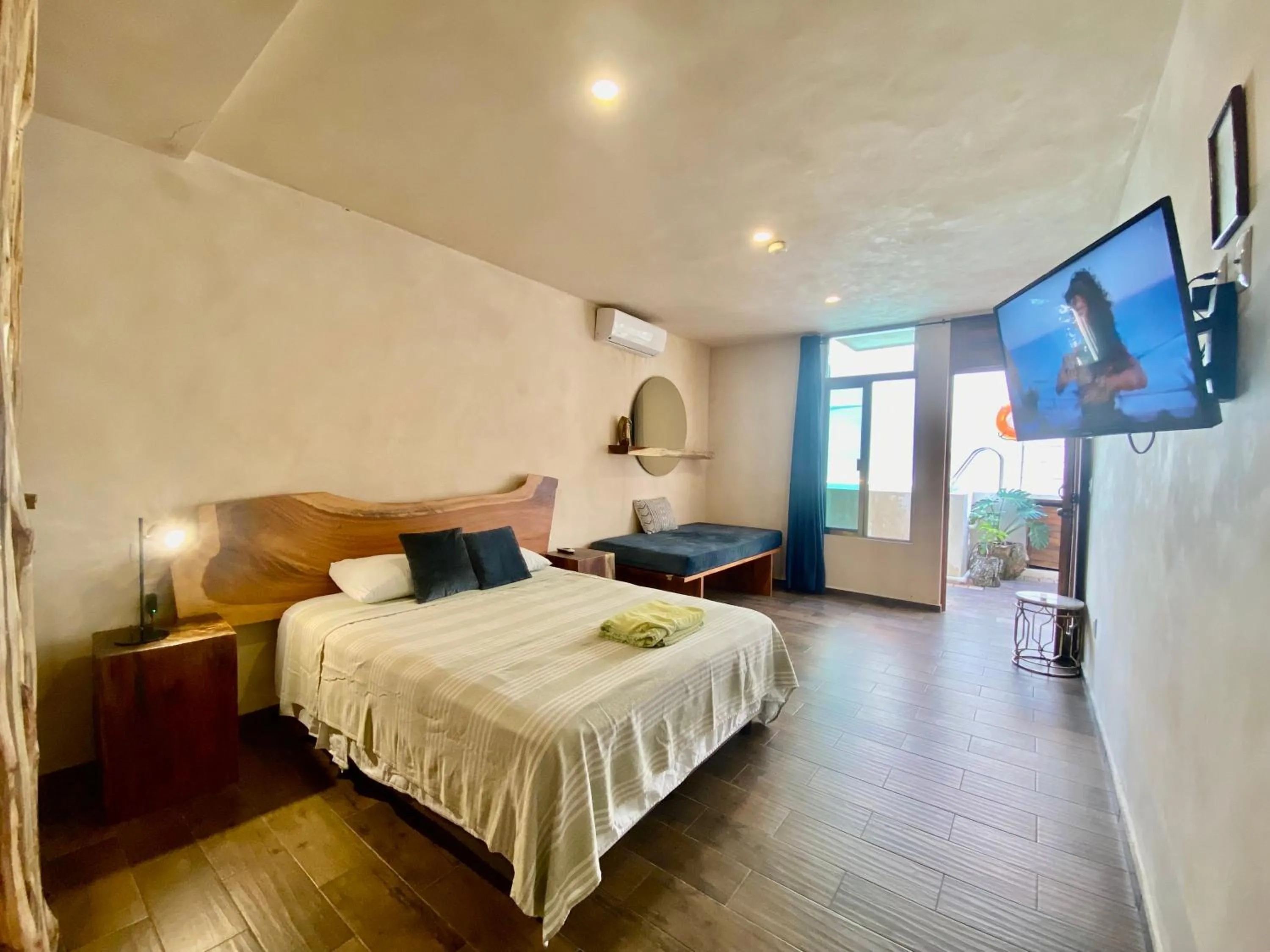 Bed in Casa Cielo Cancun