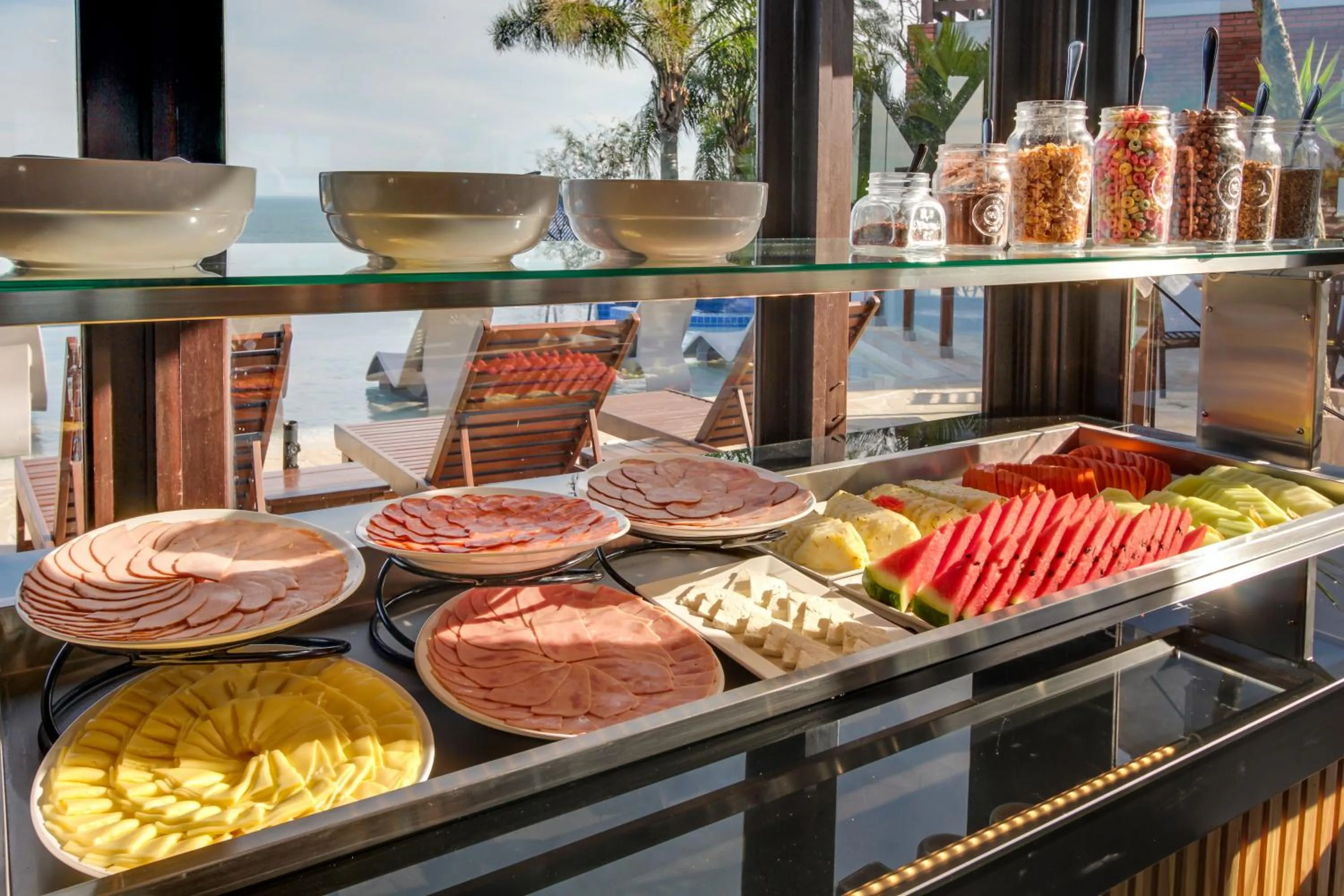 Buffet breakfast in Pousada do Arvoredo