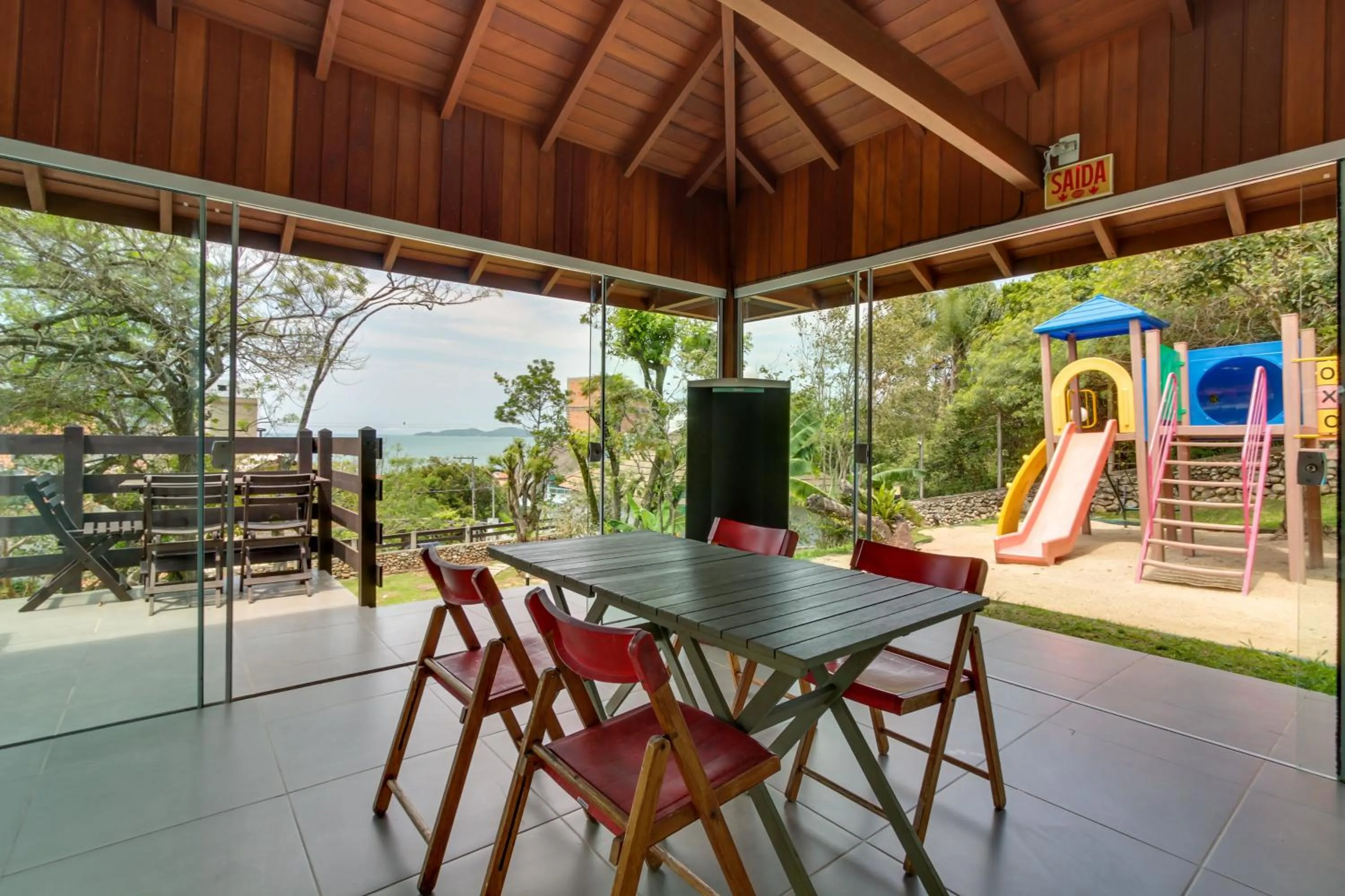 BBQ facilities in Pousada do Arvoredo