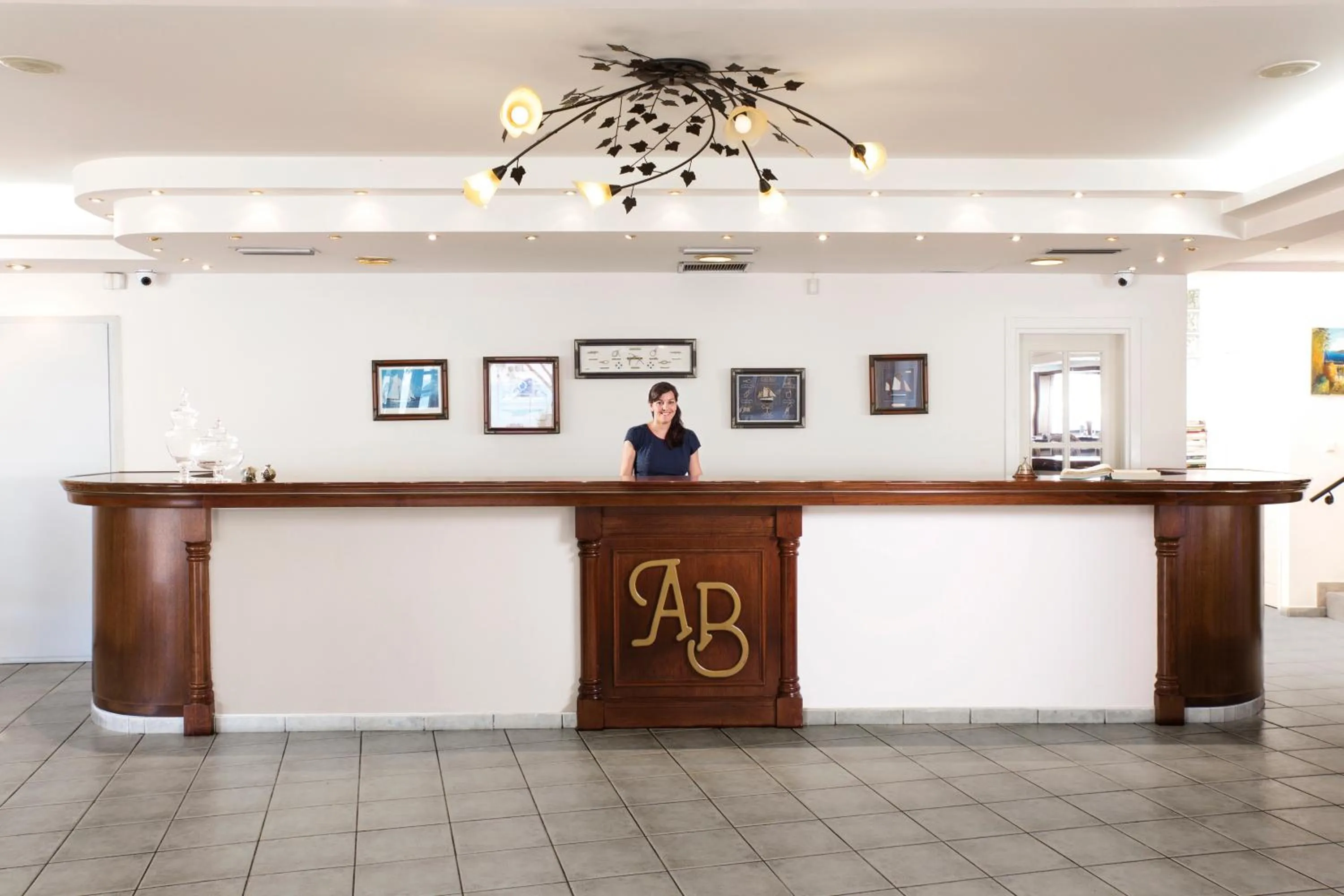 Lobby or reception in Almyrida Resort