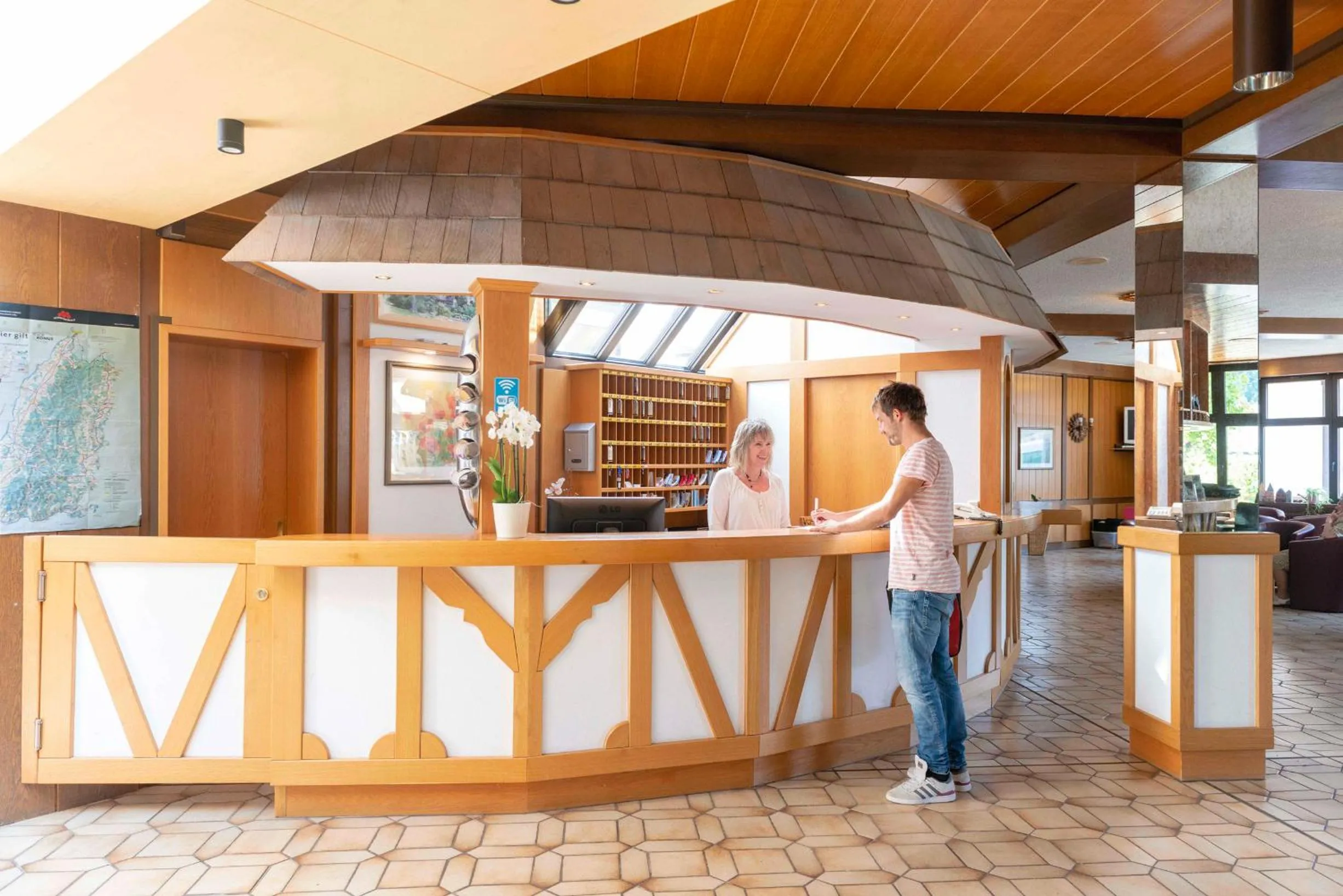 Lobby or reception in Kurgarten-Hotel