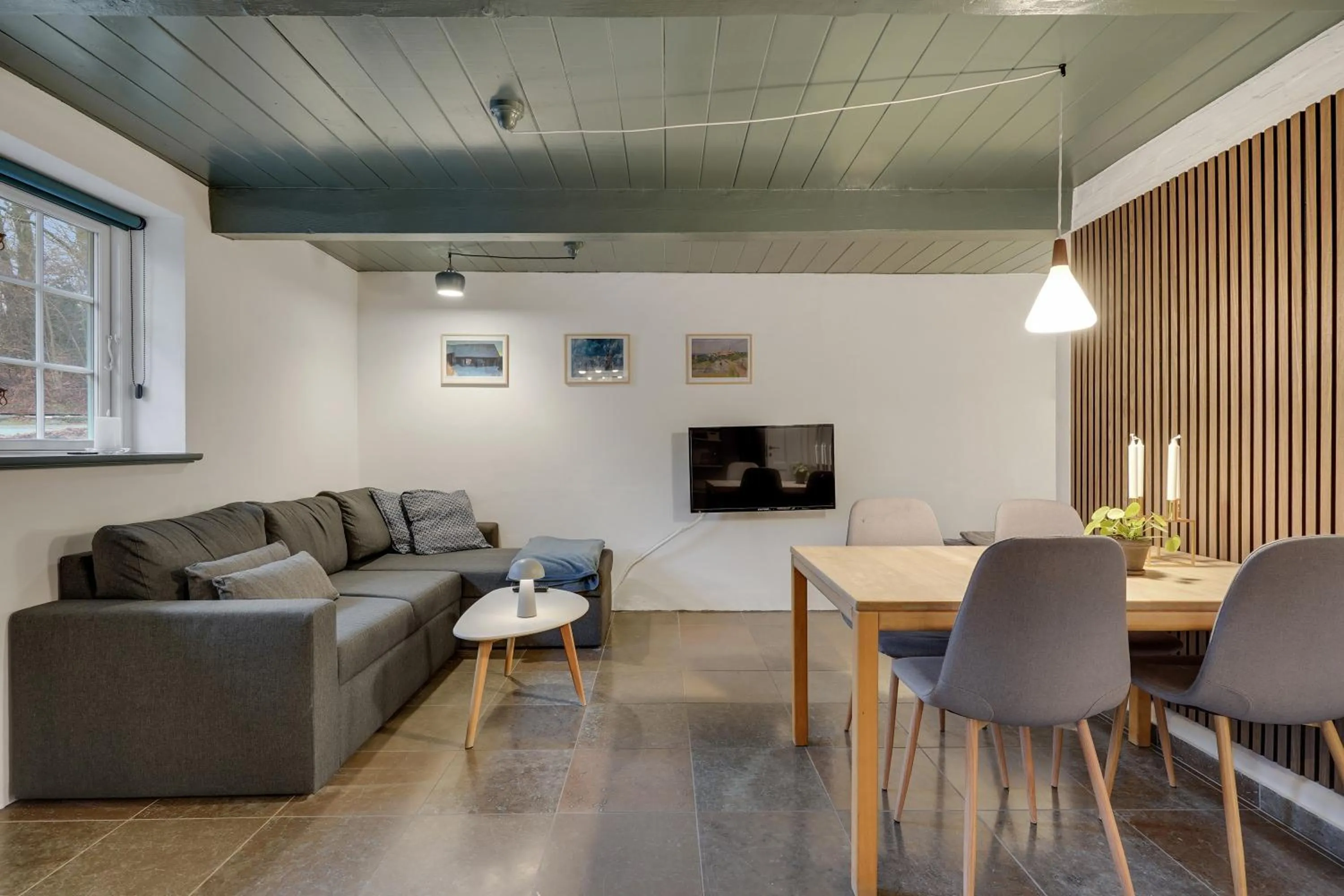 Living room in Hørhavegården B&B