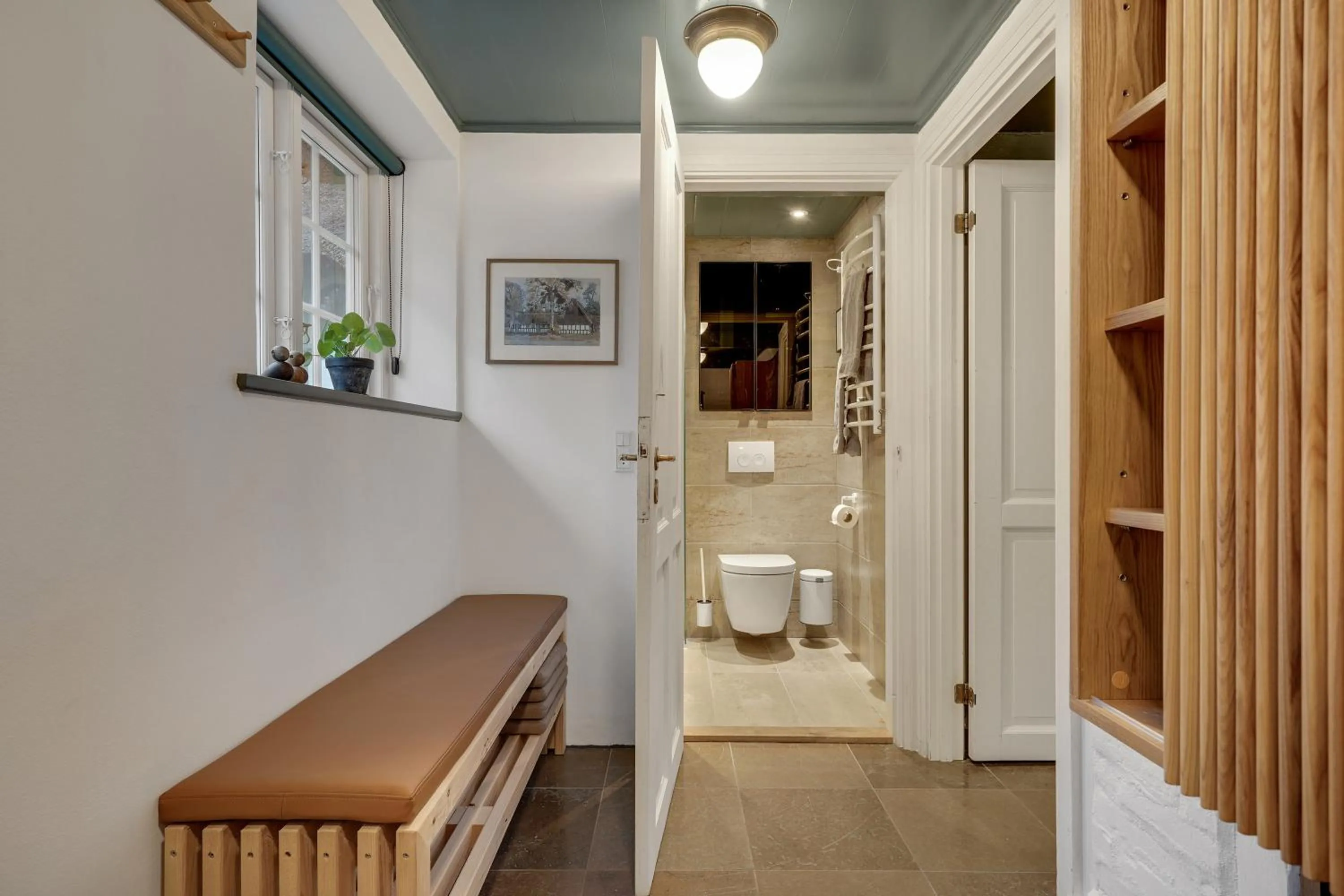 Facade/entrance in Hørhavegården B&B