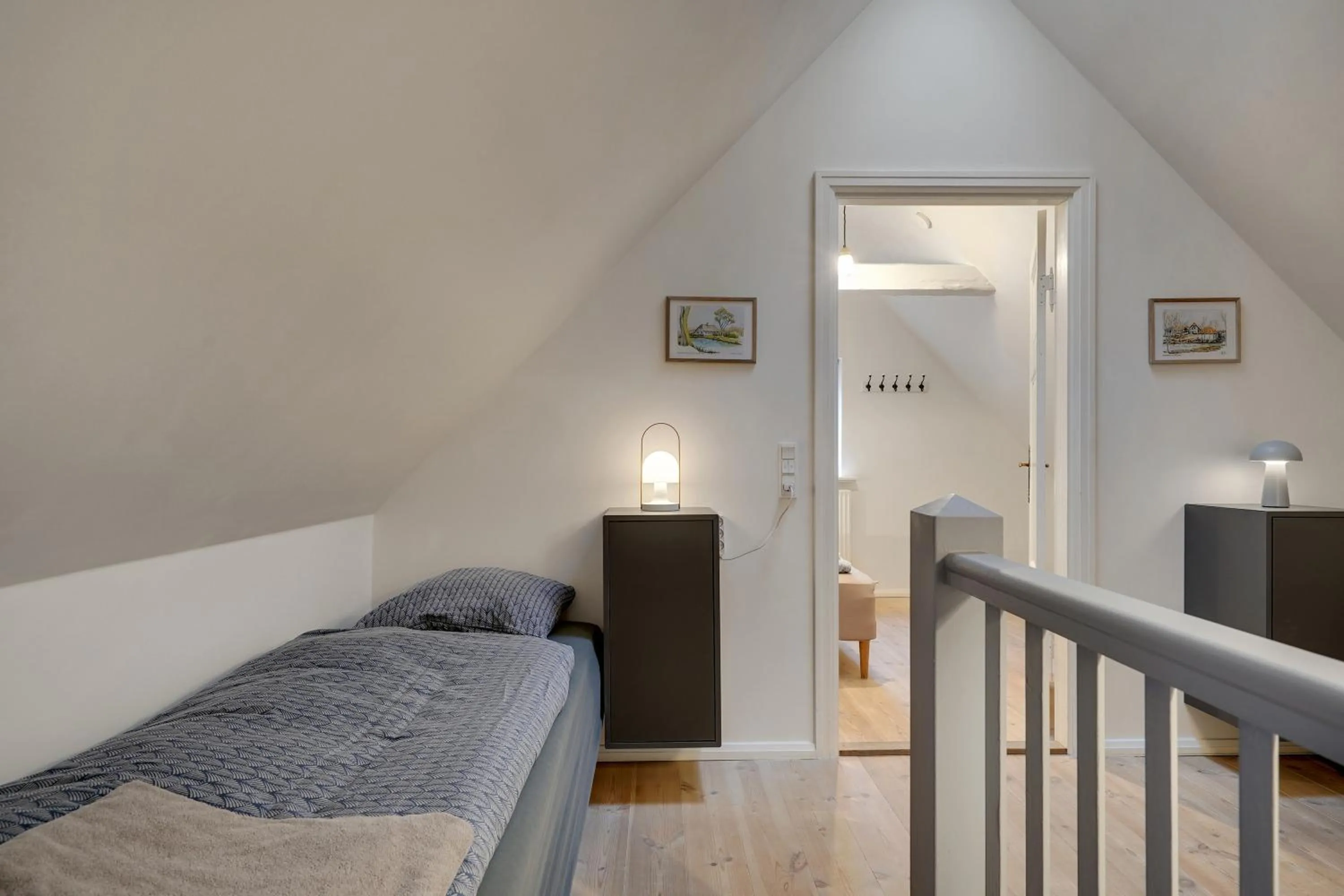 Bedroom, Bed in Hørhavegården B&B