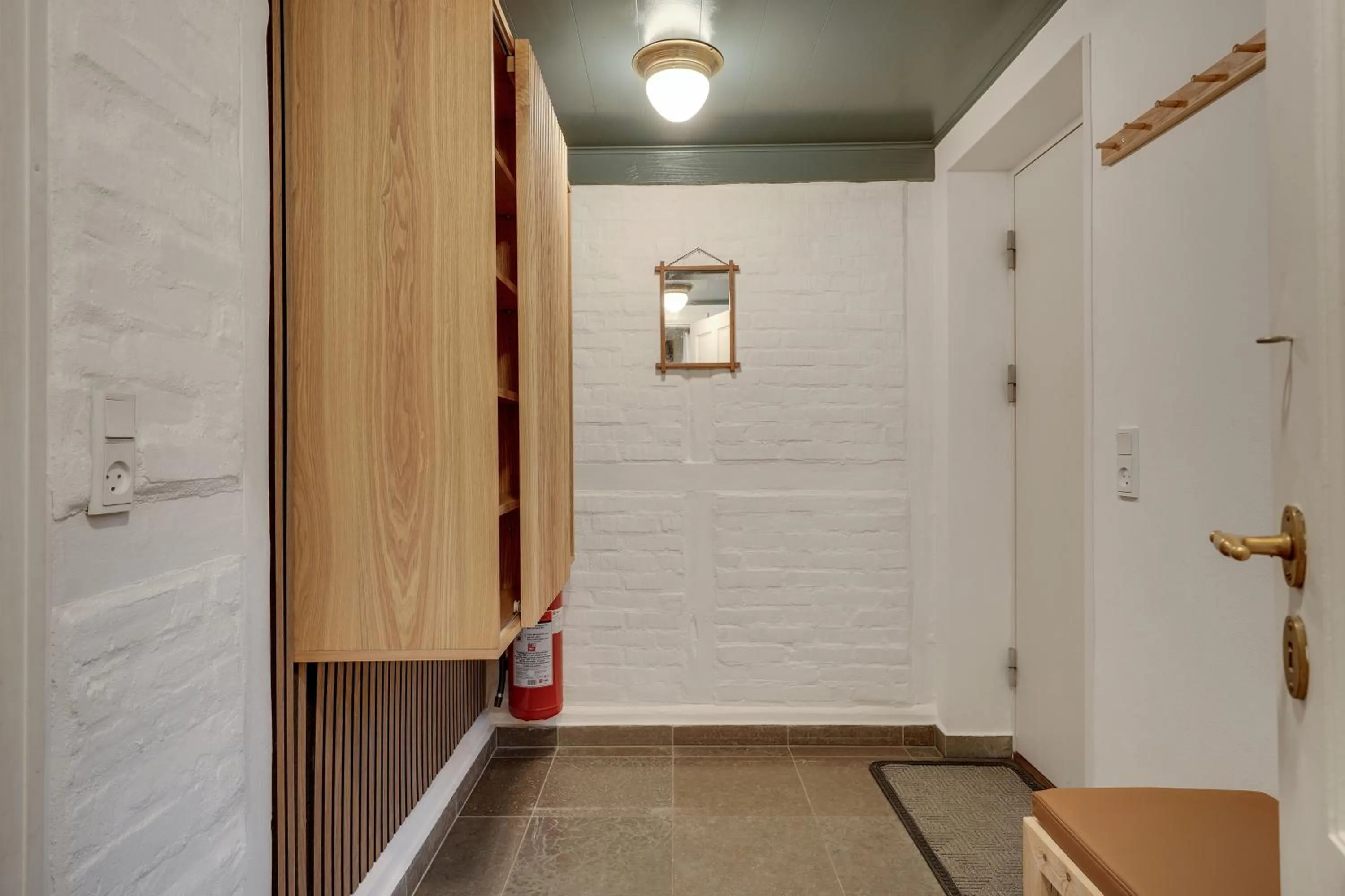 Facade/entrance in Hørhavegården B&B