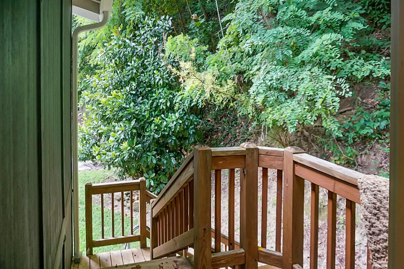 Garden view in Hickory Falls Inn