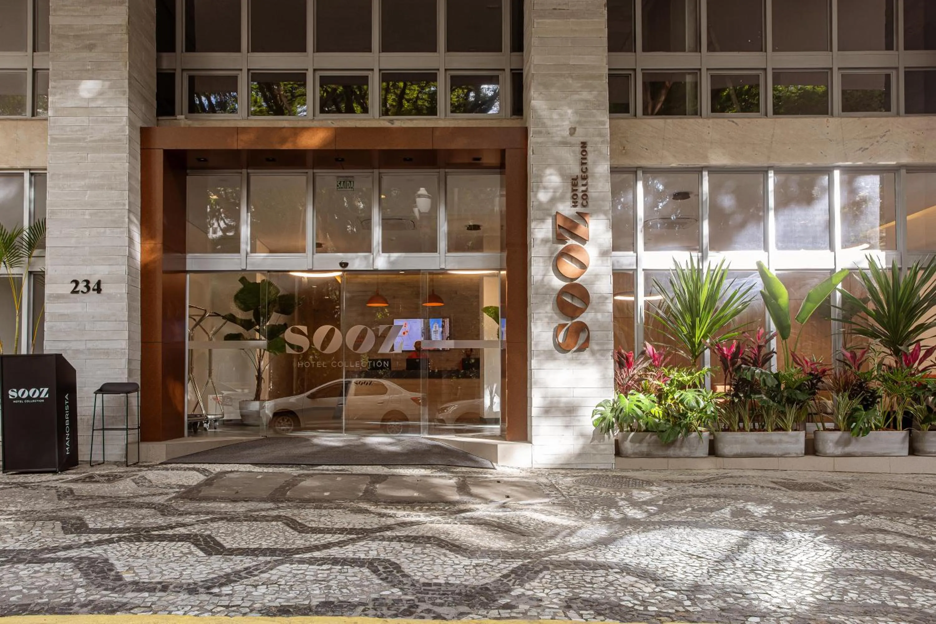 Facade/entrance in Sooz Hotel Collection