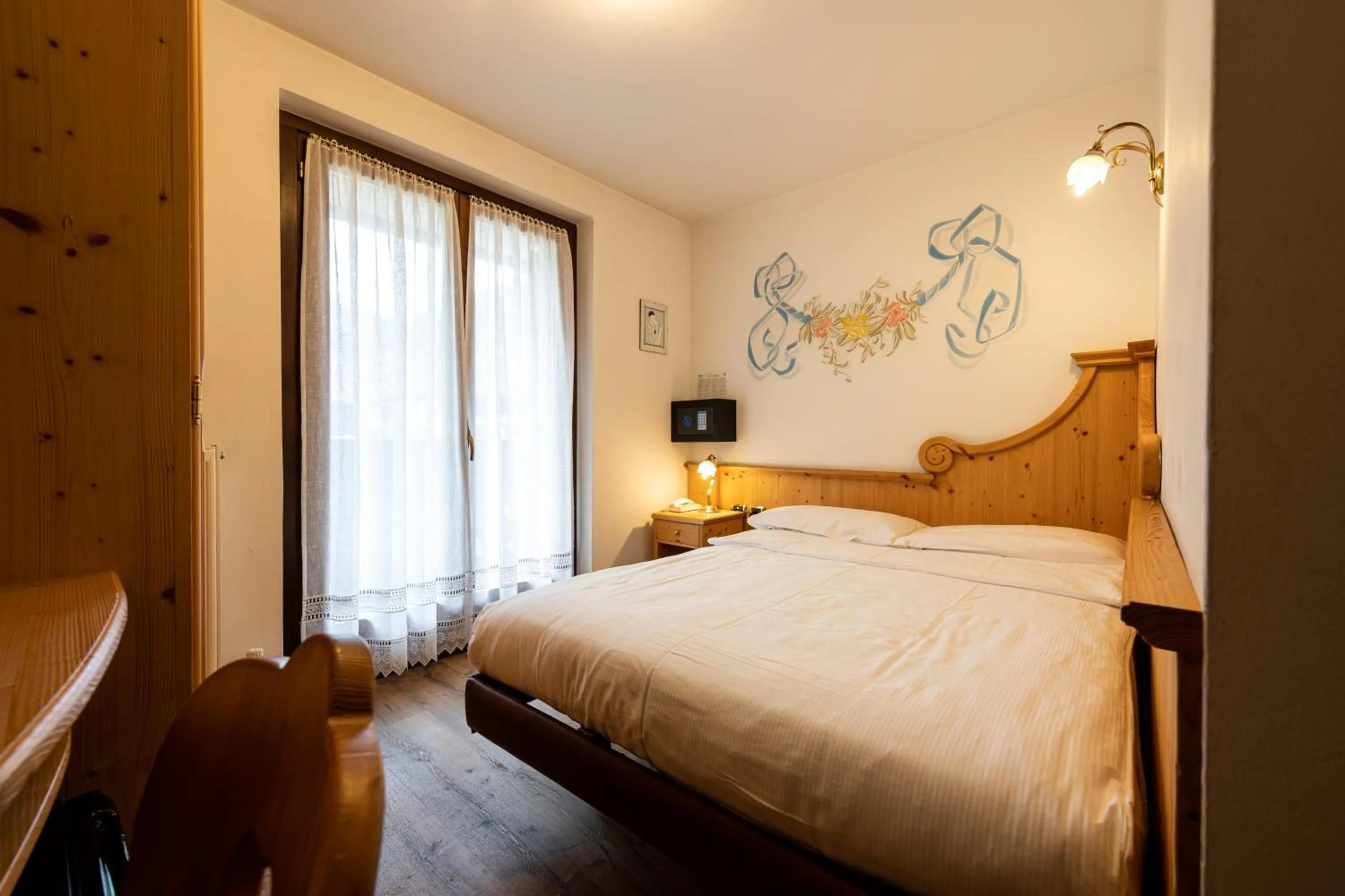 Bed in Hotel Cristina