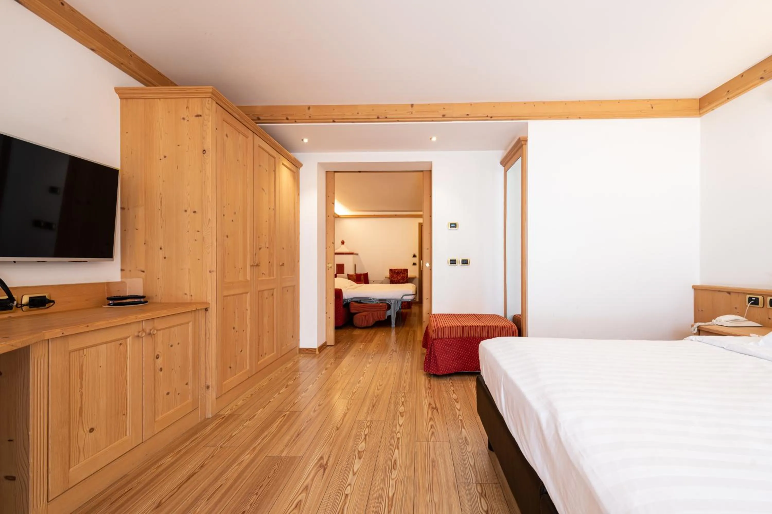 Bed in Hotel Cristina