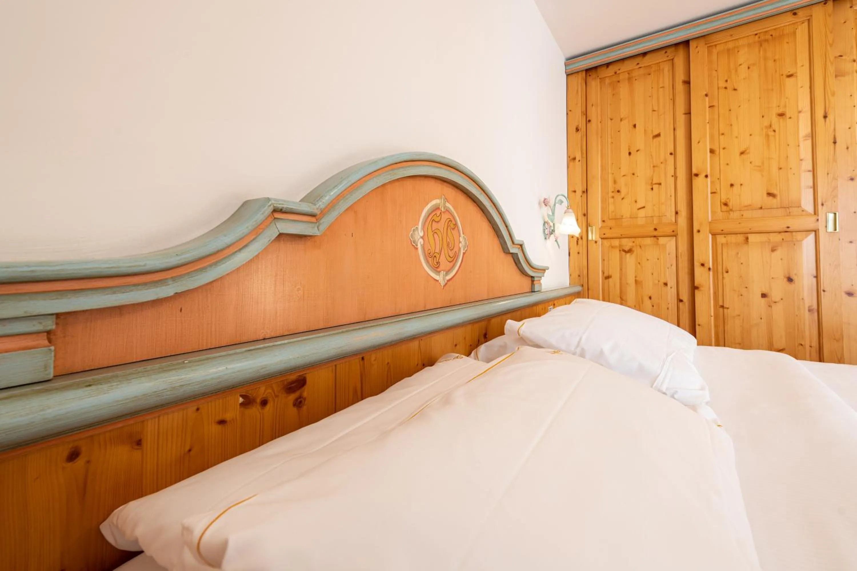 Bed in Hotel Cristina