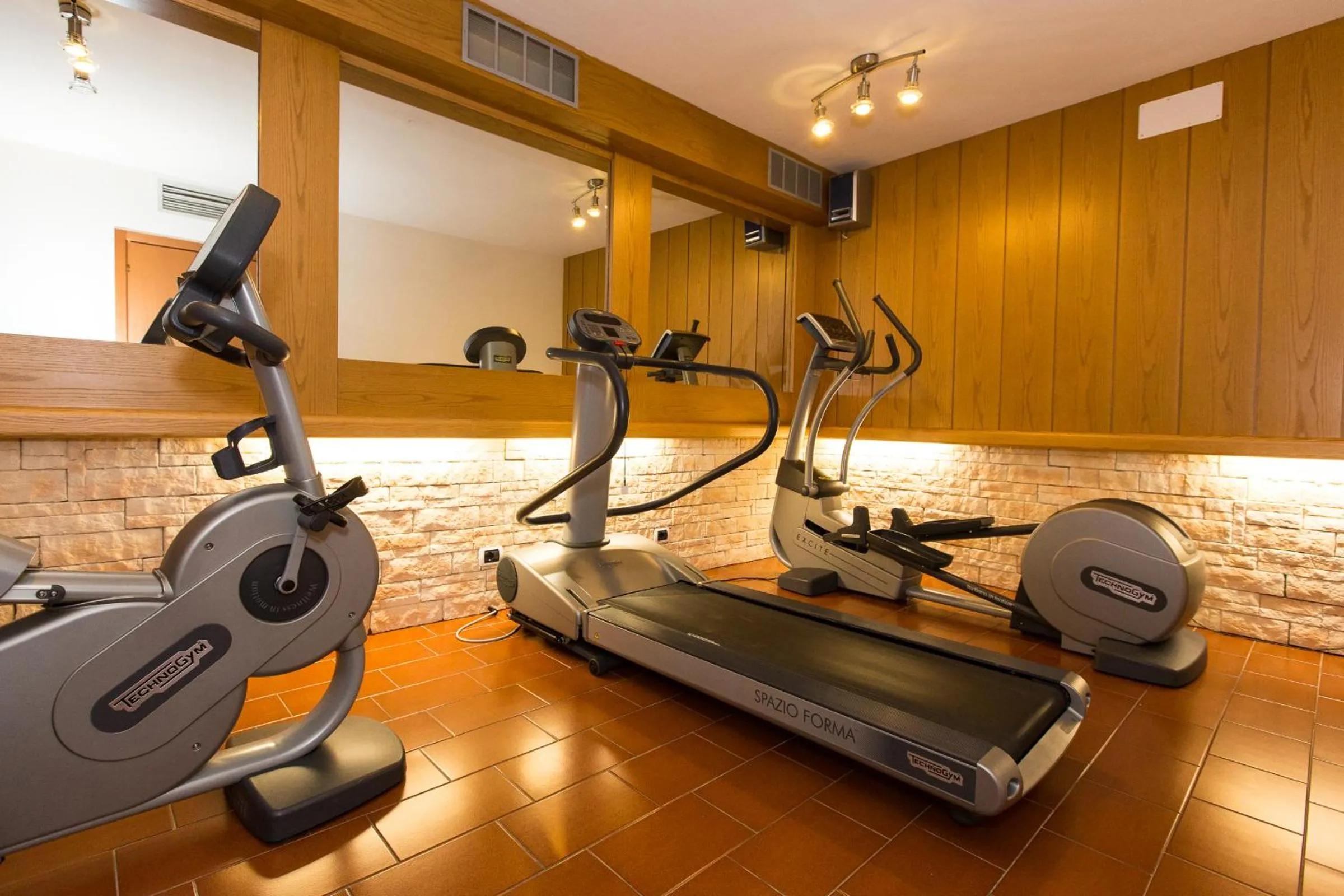 Fitness centre/facilities in Hotel Cristina