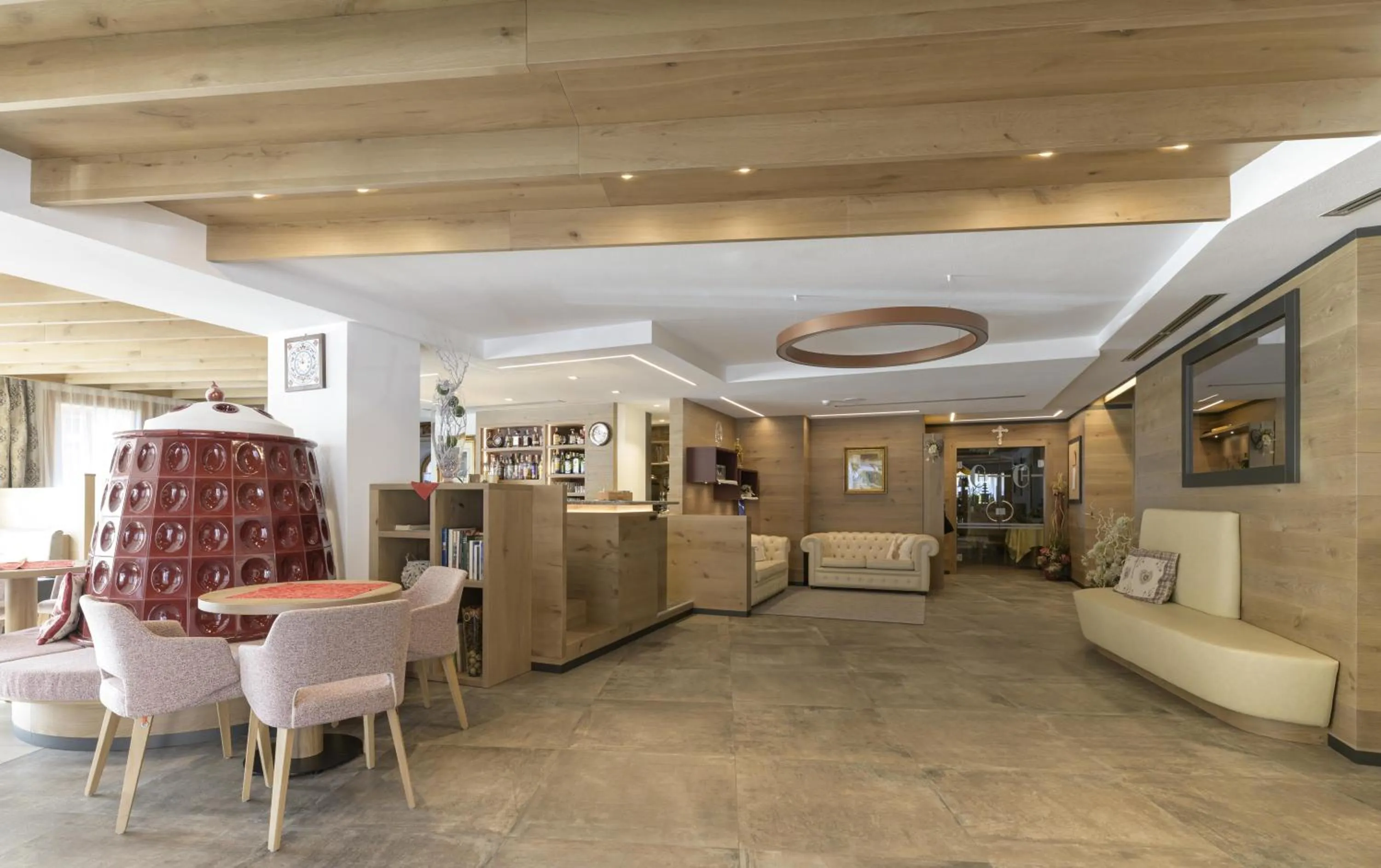 Lobby or reception in Hotel Cristina