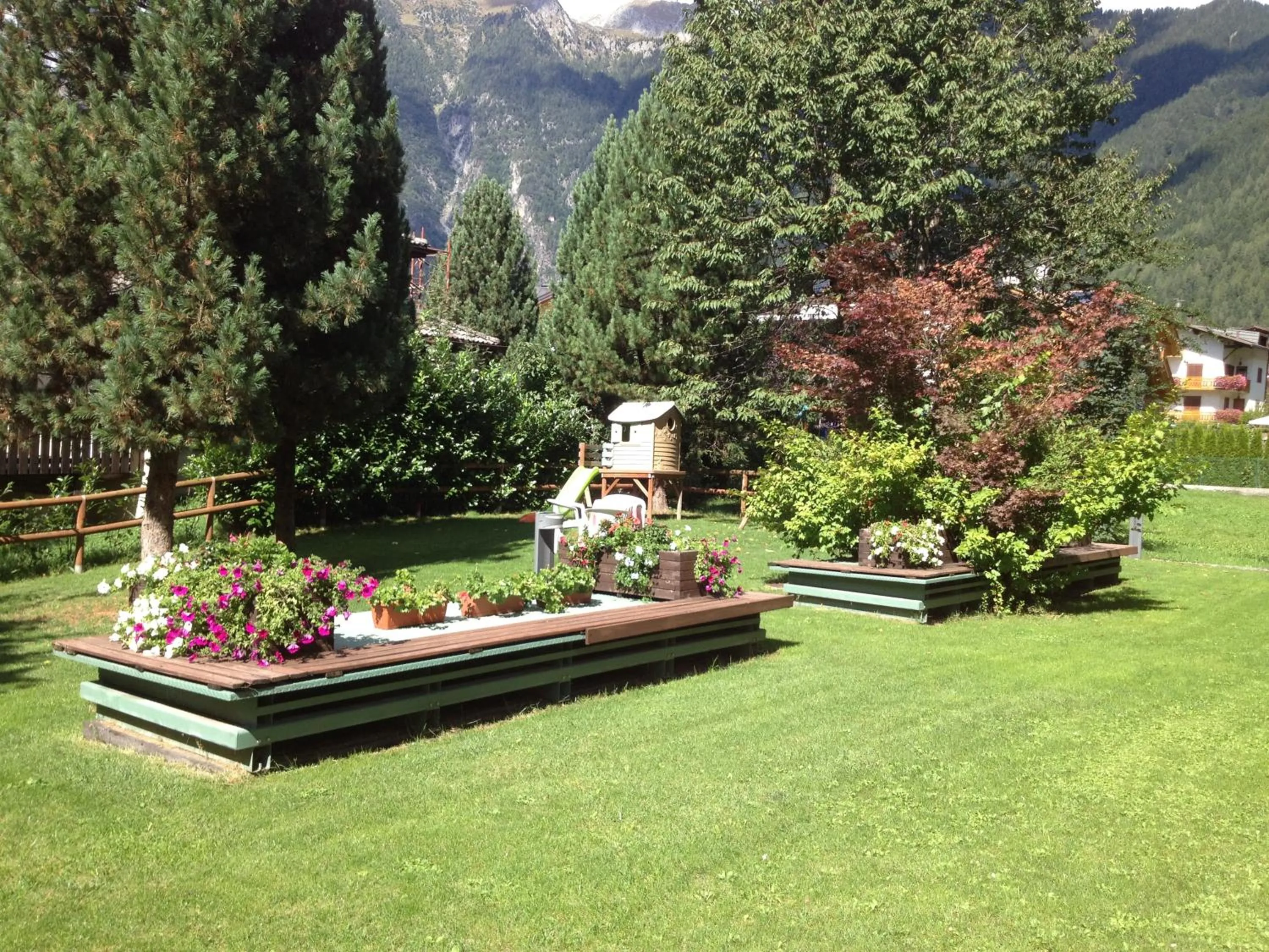 Garden in Hotel Cristina