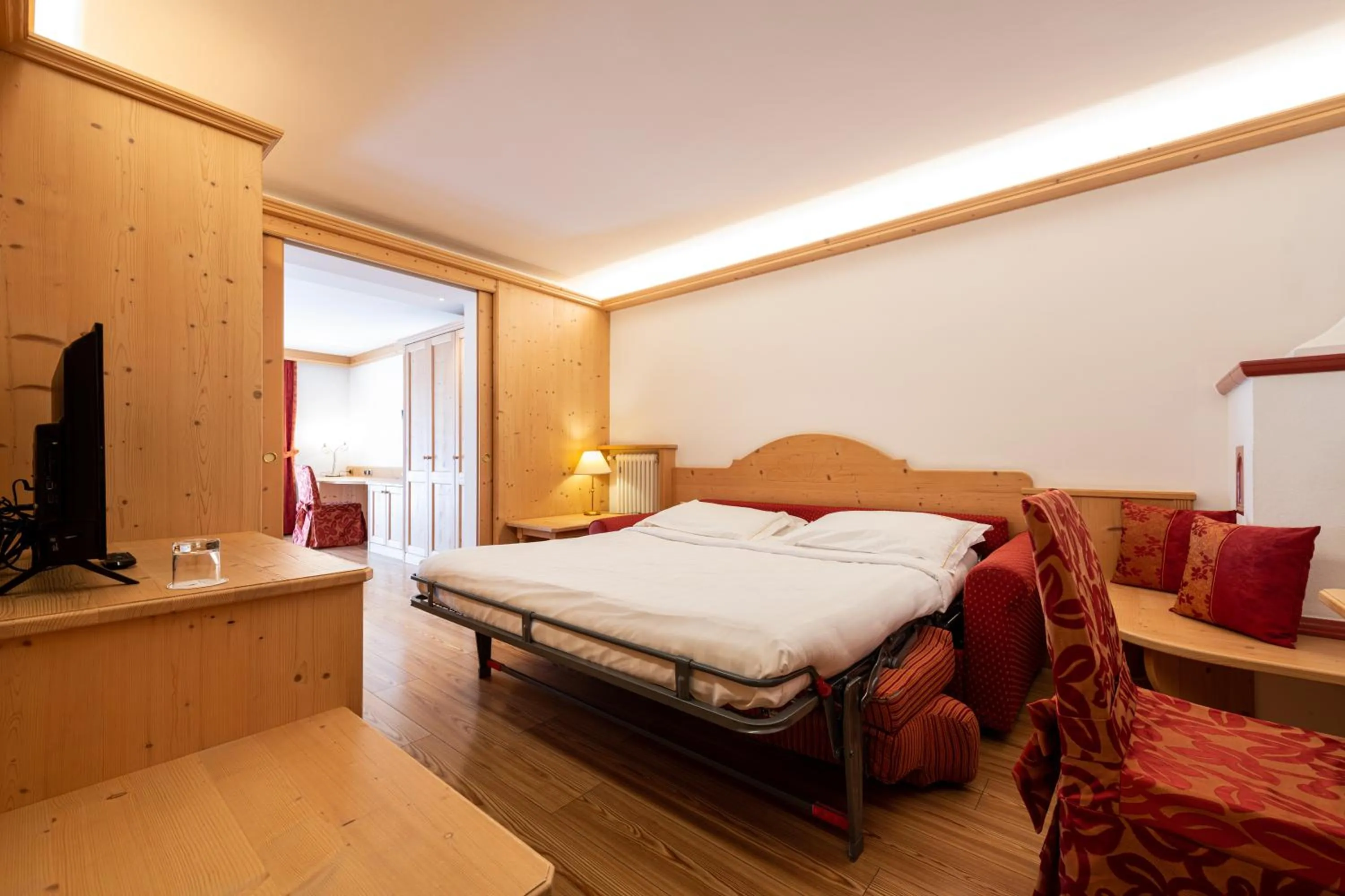 Bed in Hotel Cristina