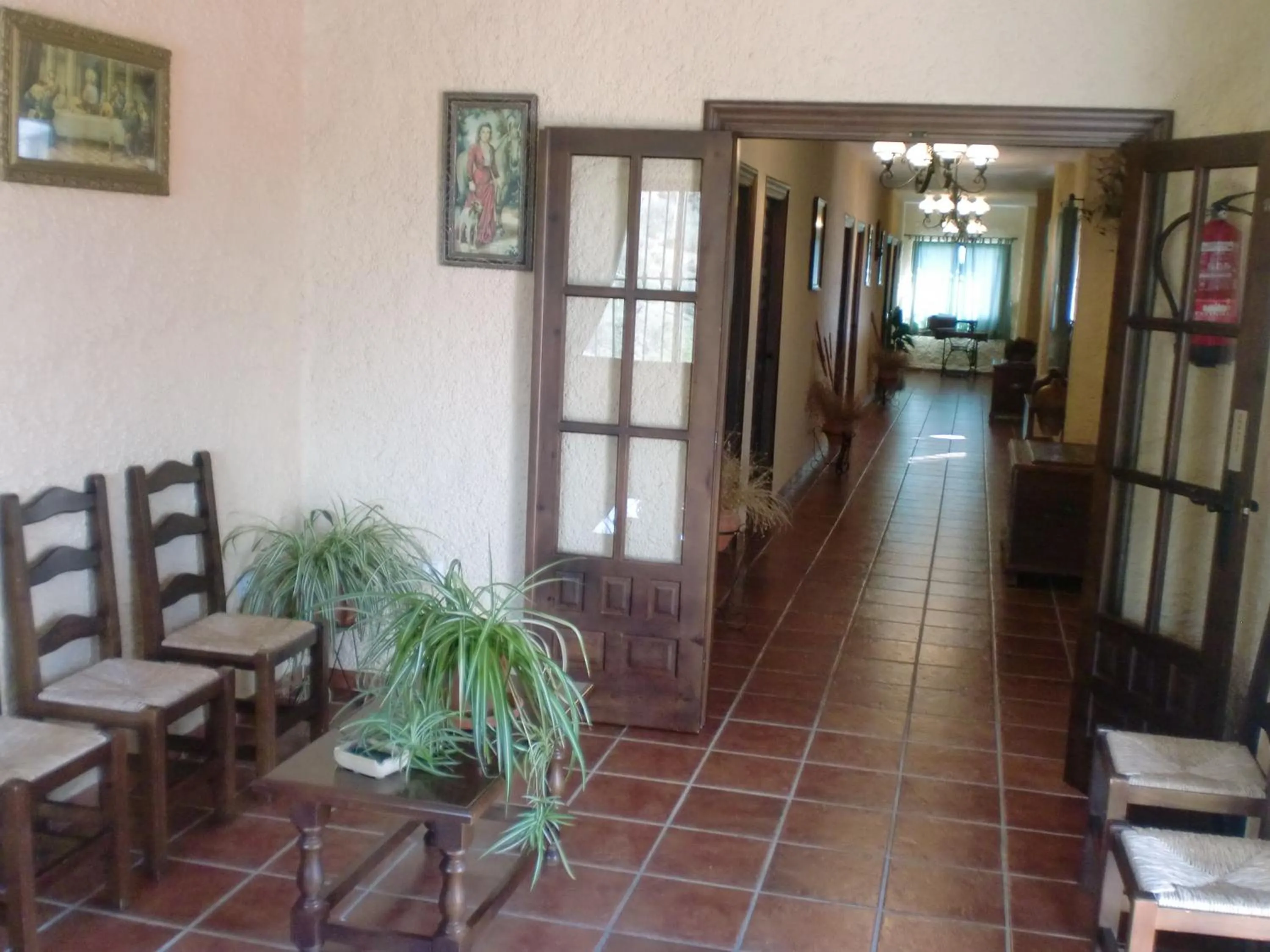 Lobby or reception in Hotel Restaurante Atalaya