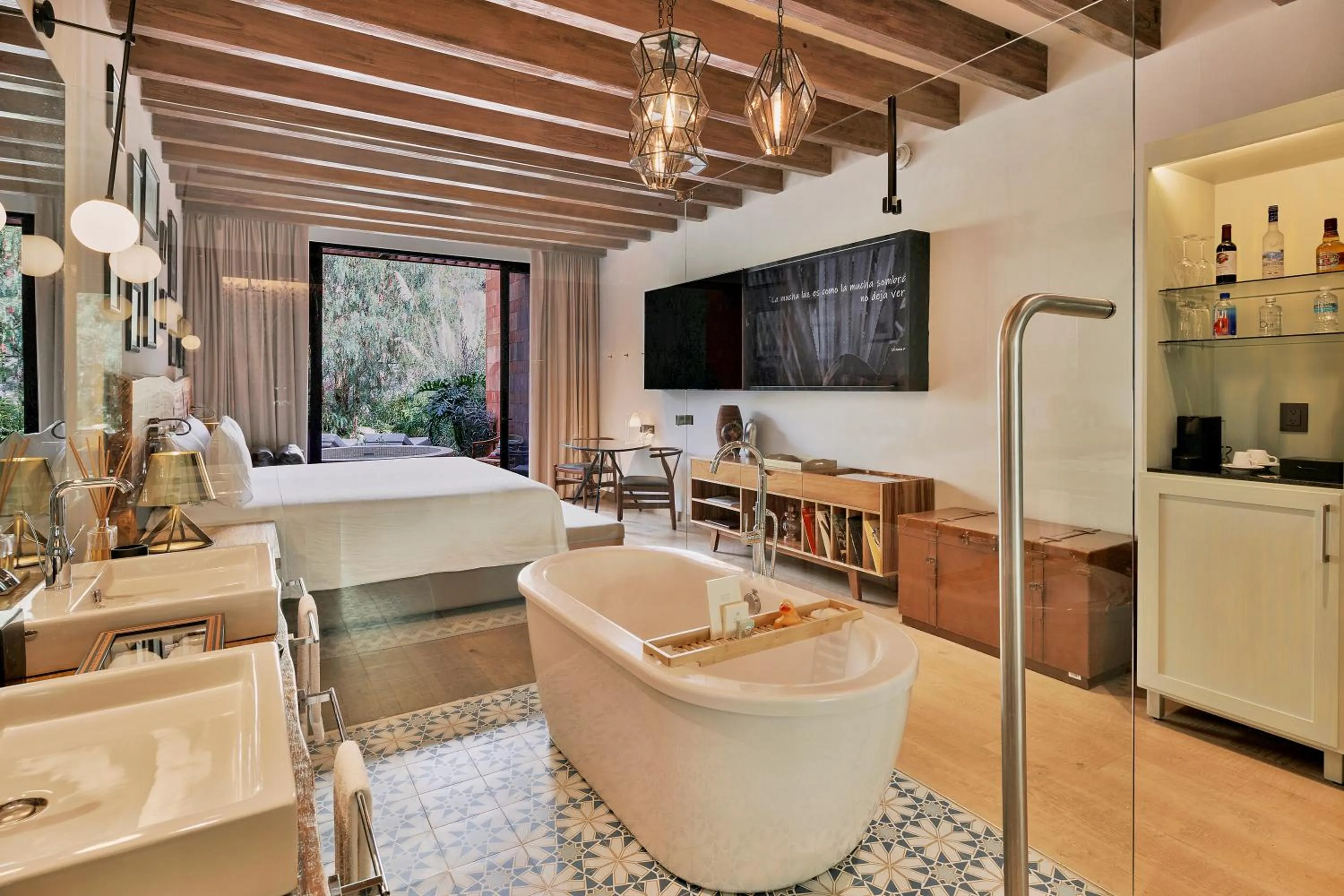 Bathroom in Live Aqua San Miguel de Allende