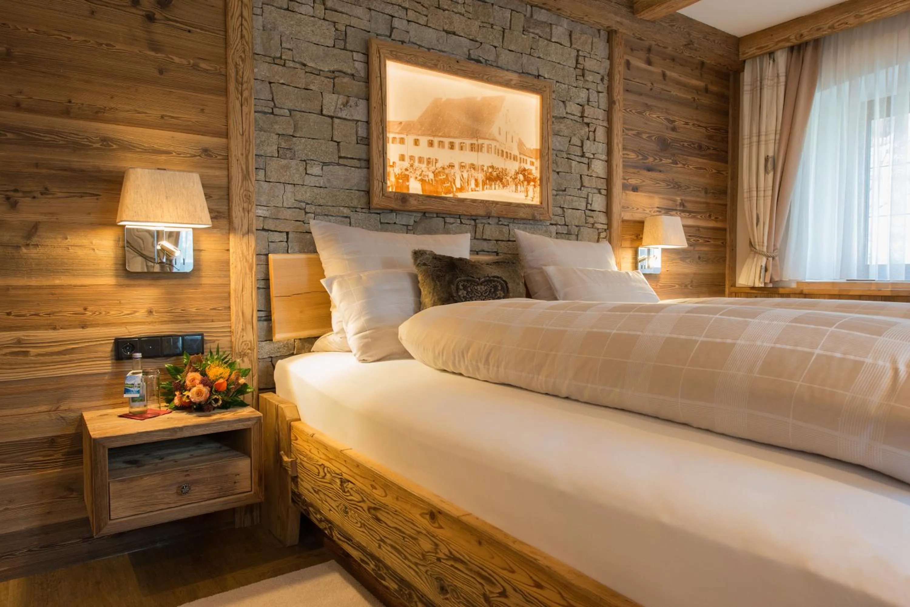 Bed in Wellness-Hotel ADLER