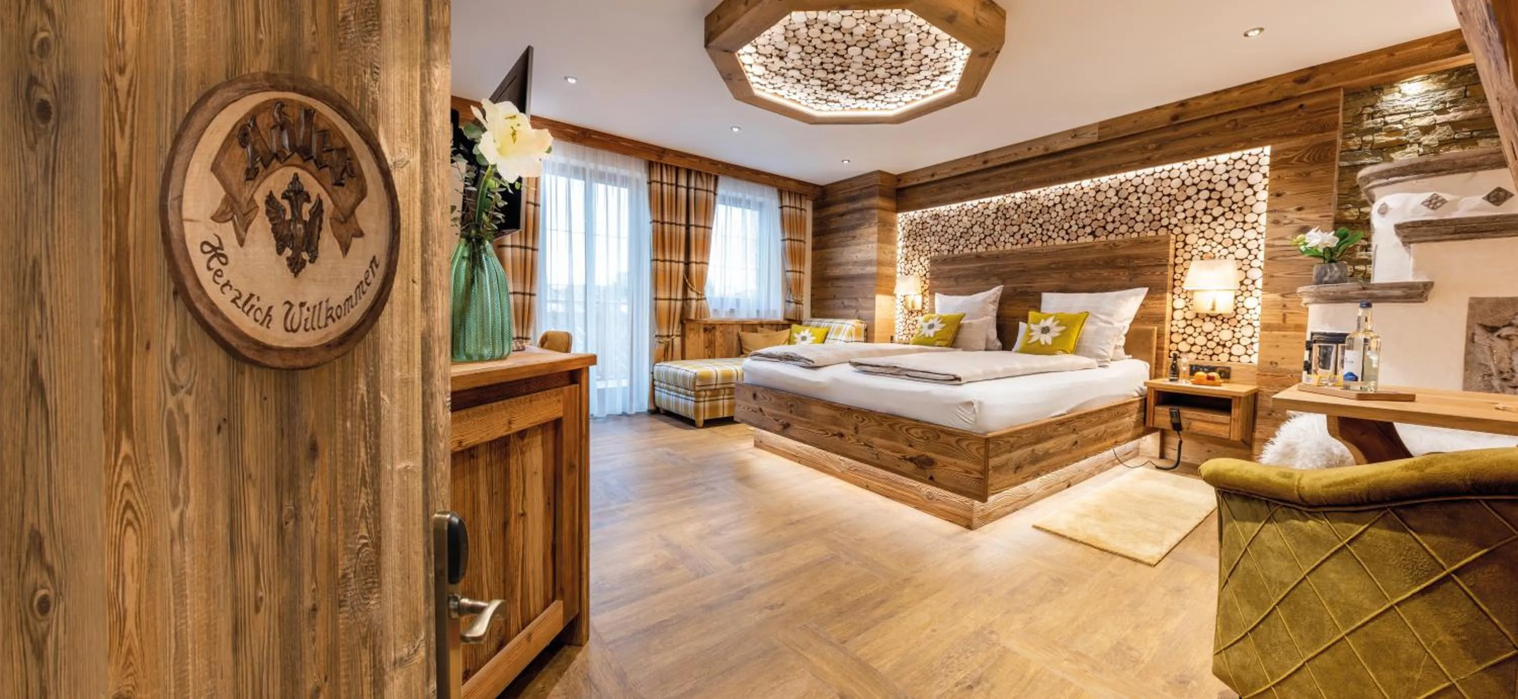 Bed in Wellness-Hotel ADLER