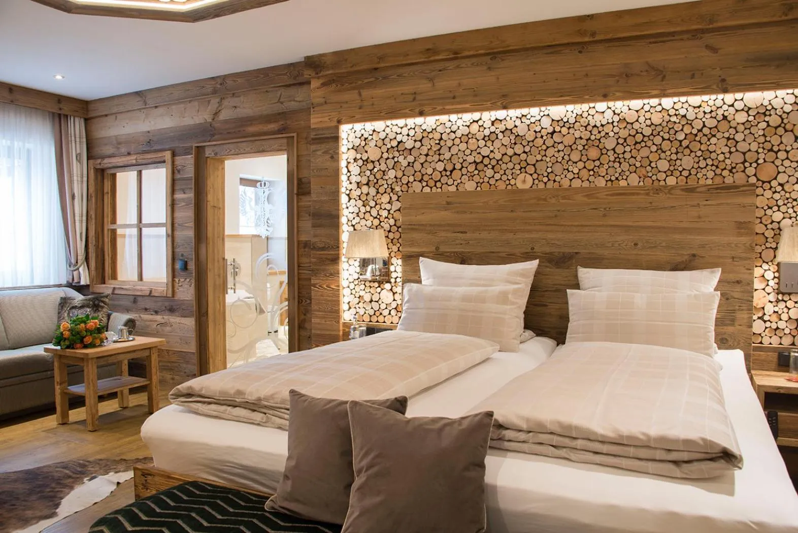 Bed in Wellness-Hotel ADLER