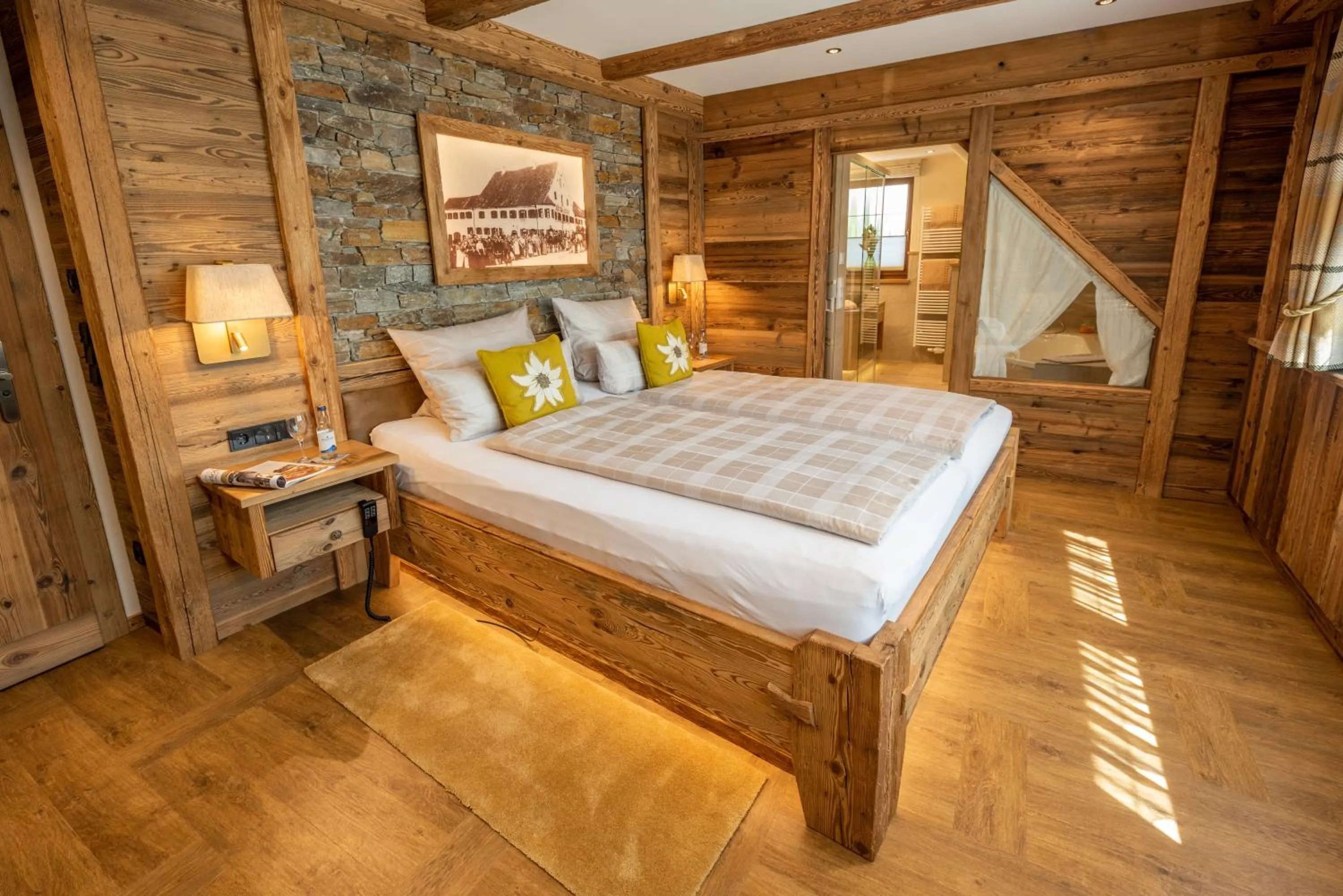 Bed in Wellness-Hotel ADLER