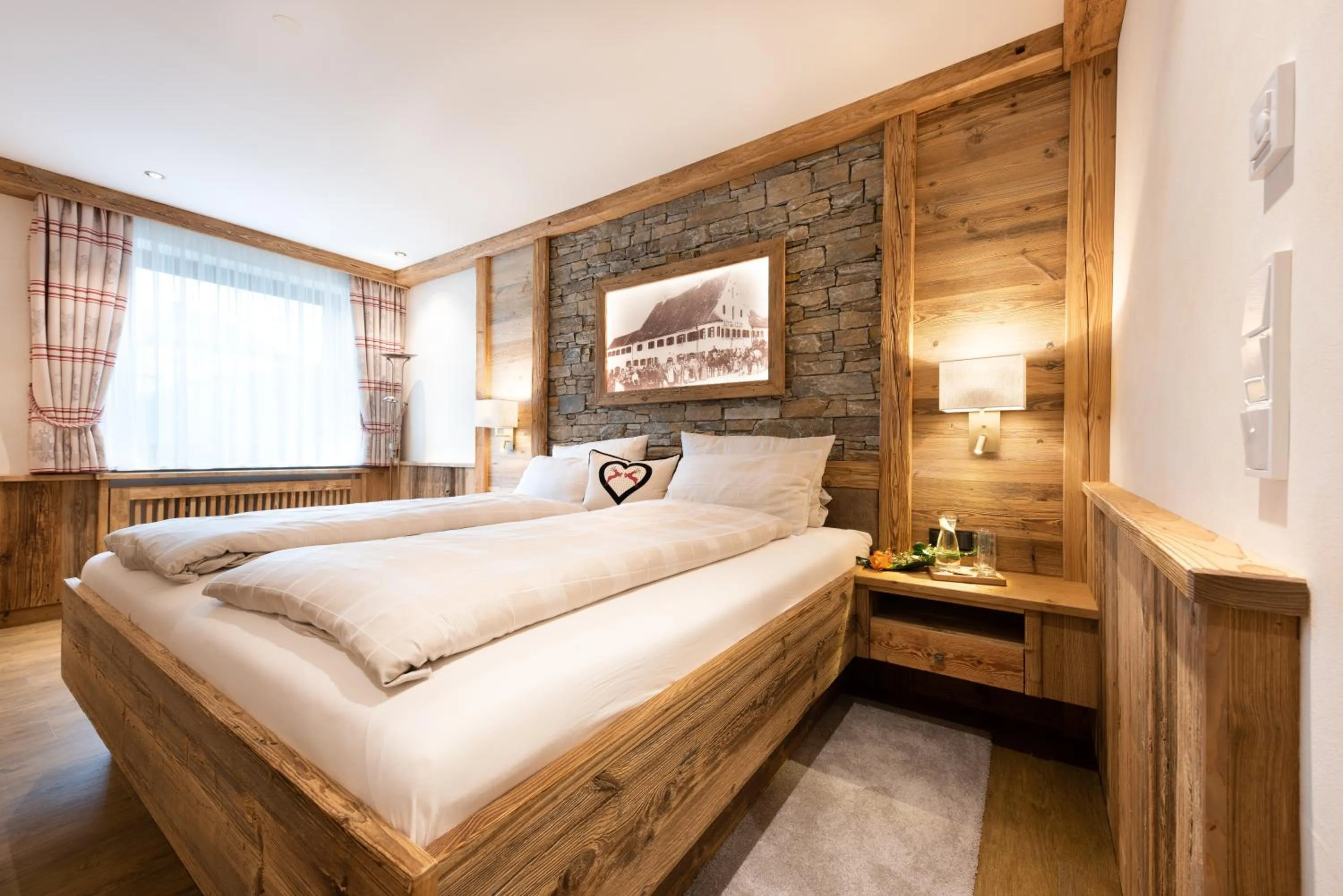 Photo of the whole room, Bed in Wellness-Hotel ADLER