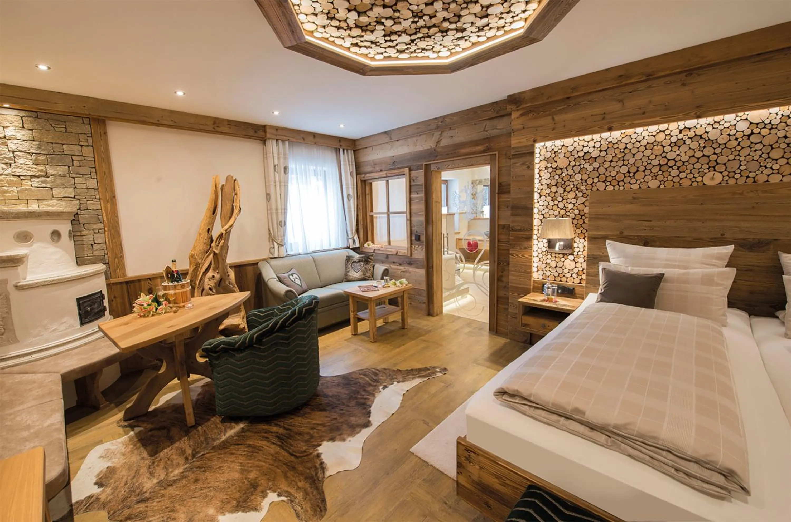 Bed in Wellness-Hotel ADLER