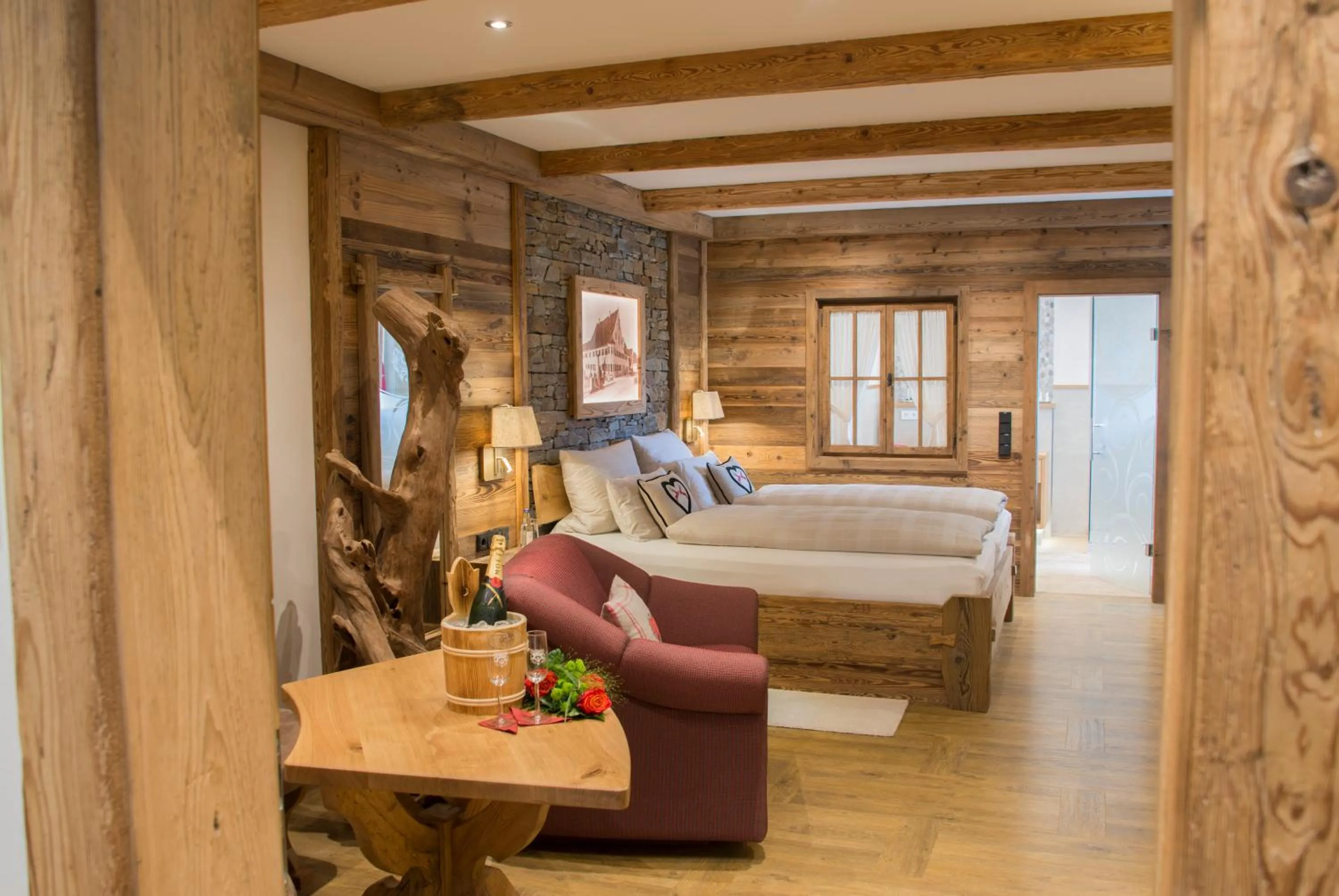 Bedroom, Bed in Wellness-Hotel ADLER
