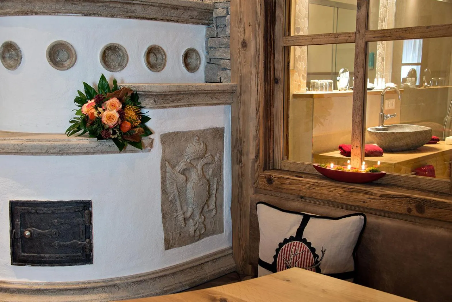 Decorative detail in Wellness-Hotel ADLER