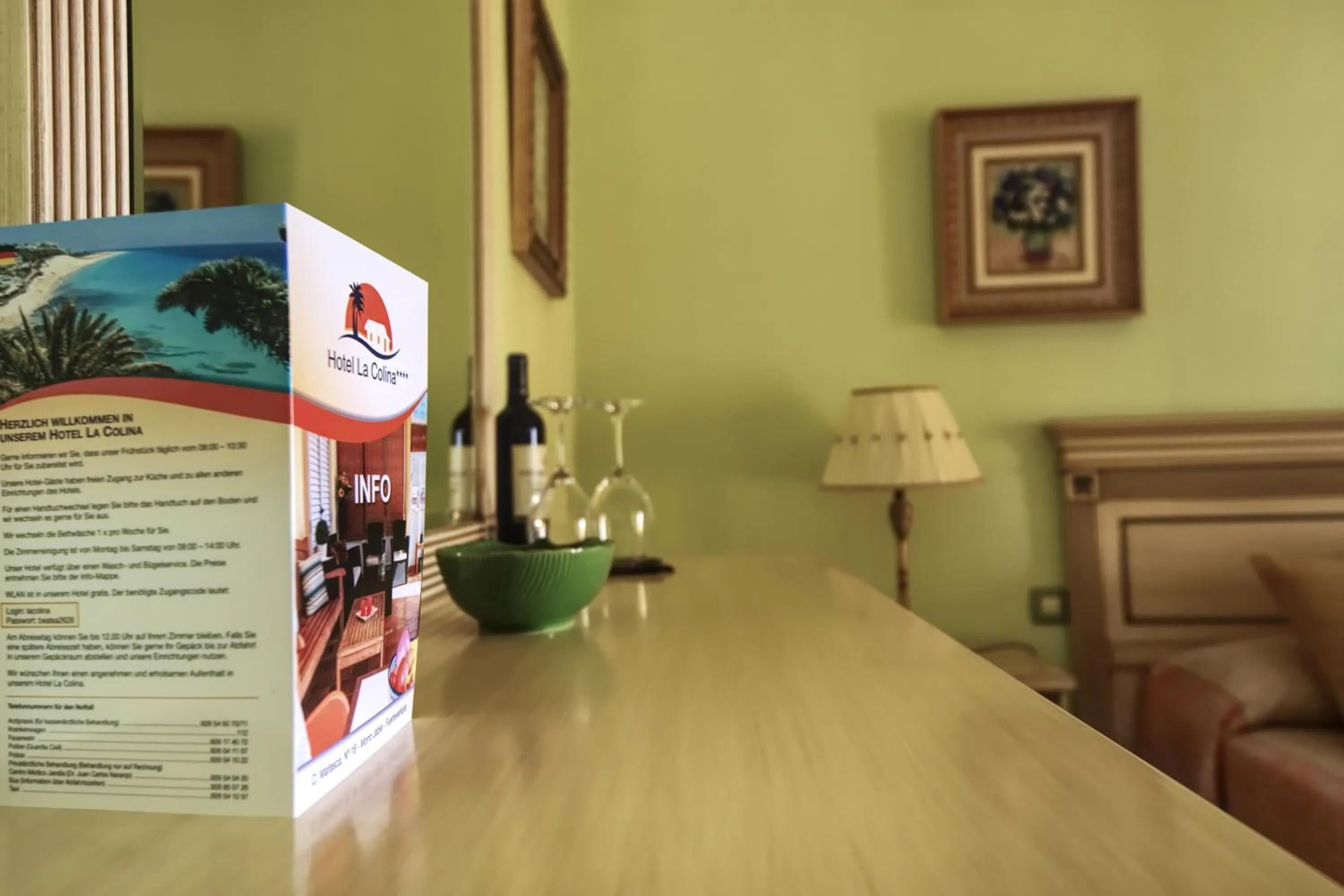 Decorative detail in Hotel La Colina