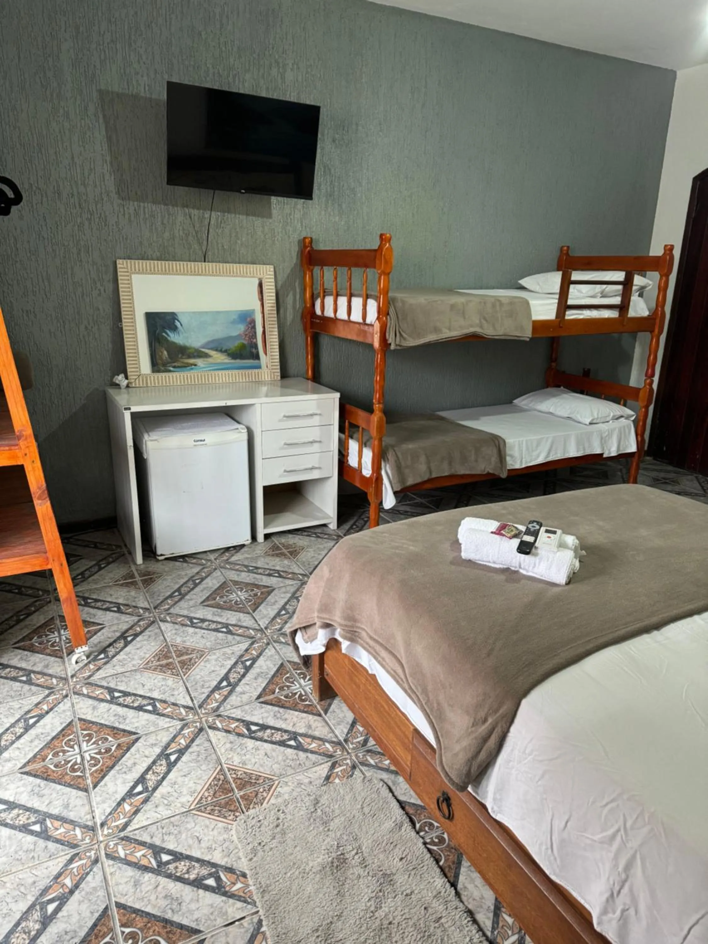 Bed in Pousada Sereia de Geriba