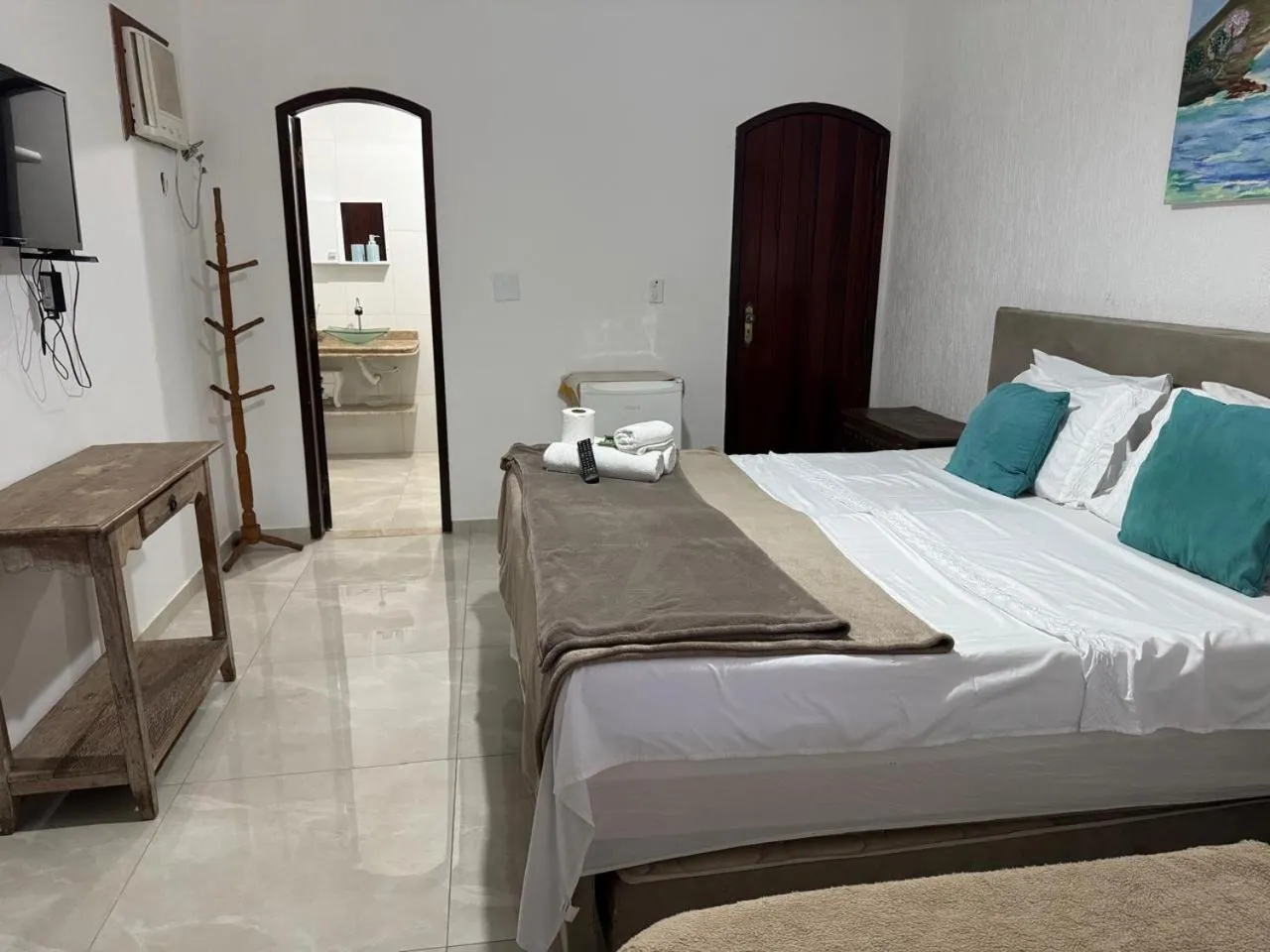 Bed in Pousada Sereia de Geriba