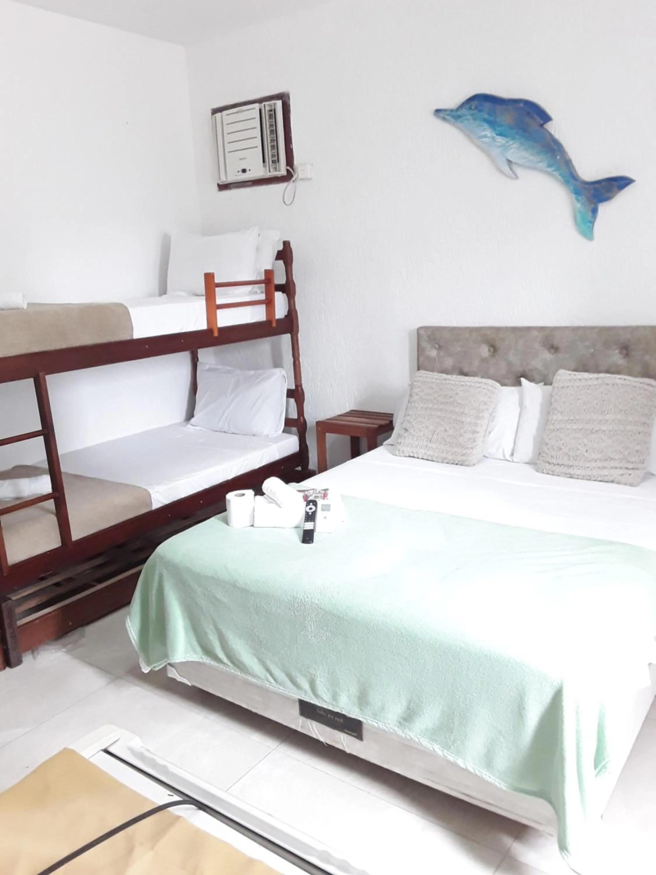 Bed in Pousada Sereia de Geriba