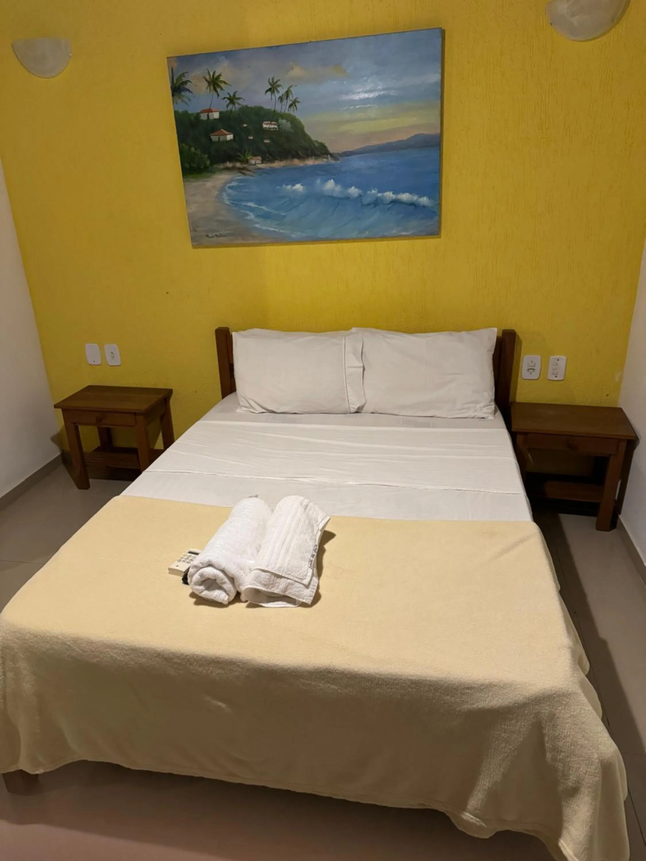 Bed in Pousada Sereia de Geriba