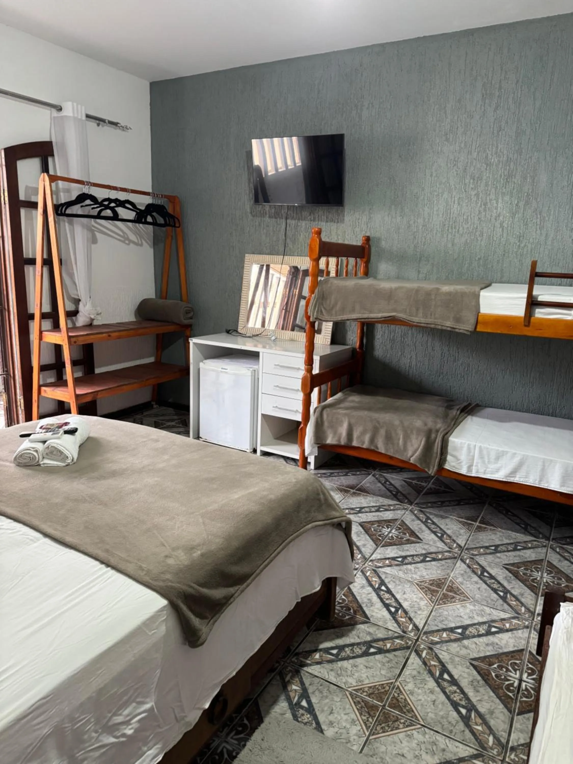 Bed in Pousada Sereia de Geriba