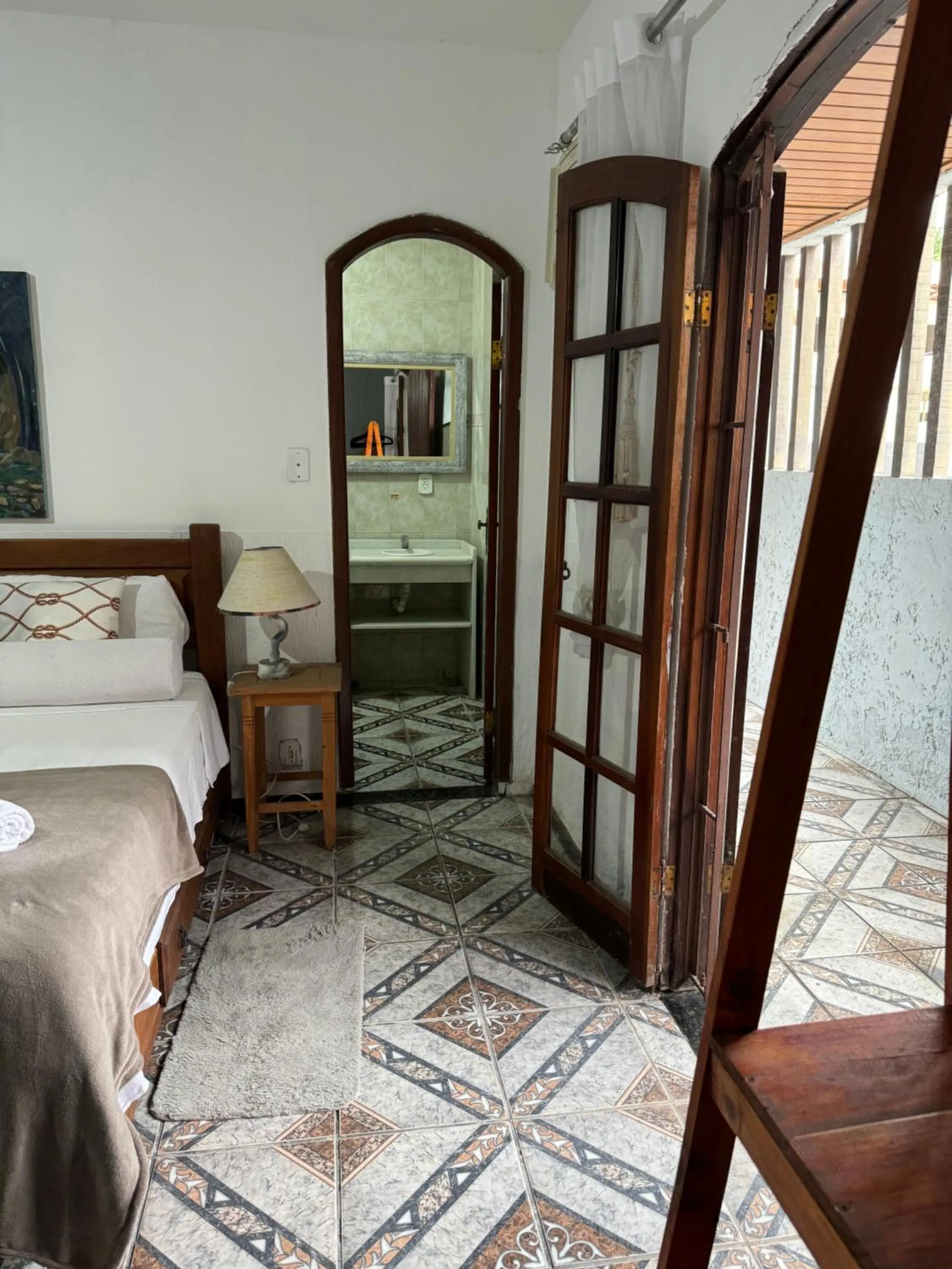 Bed in Pousada Sereia de Geriba