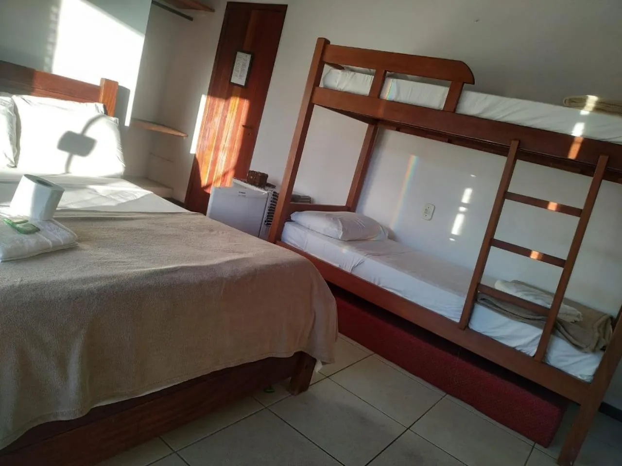 Bed in Pousada Sereia de Geriba