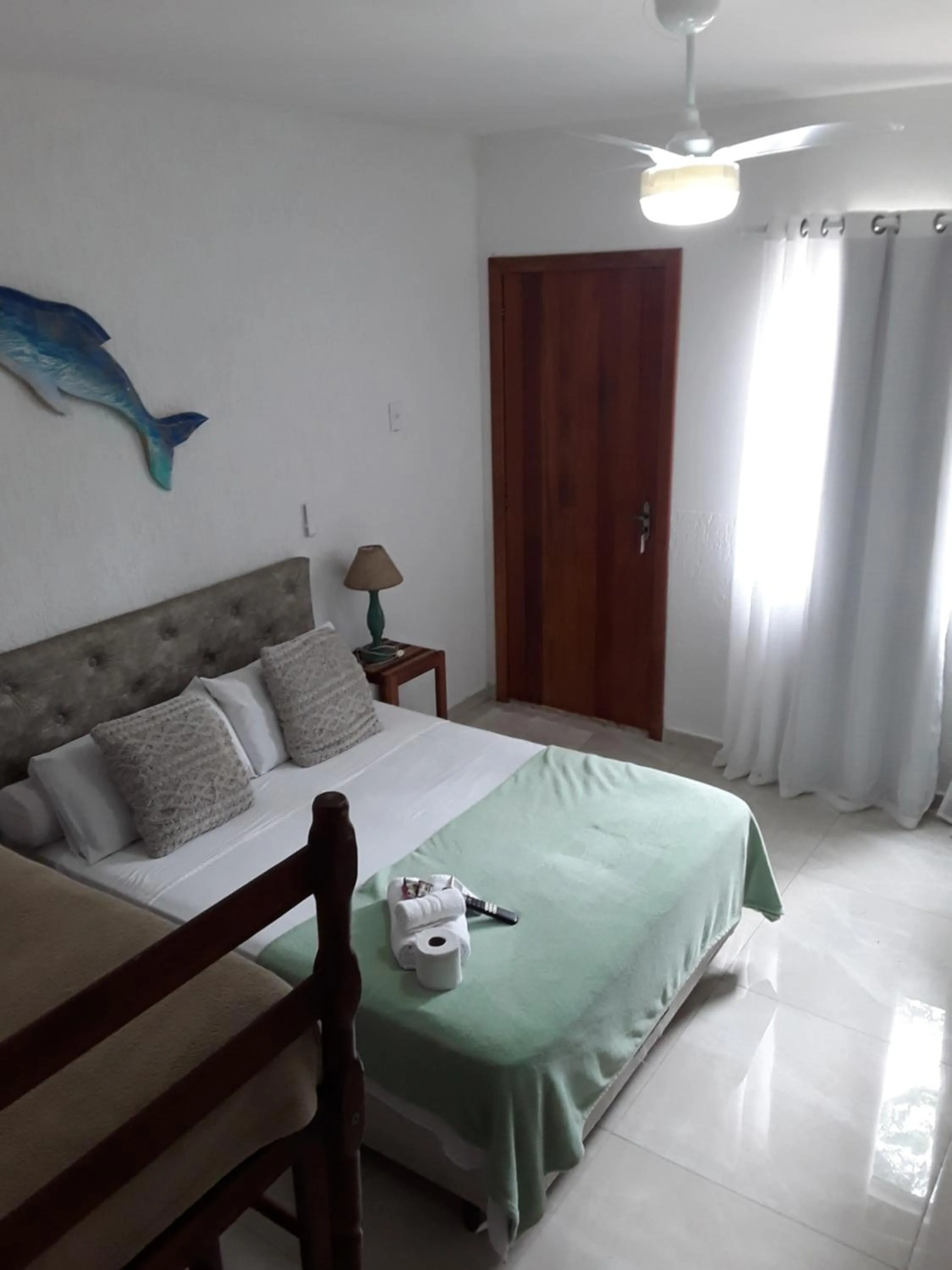 Bed in Pousada Sereia de Geriba